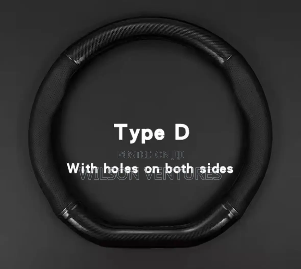 D Carbon Fiber Steering Cover