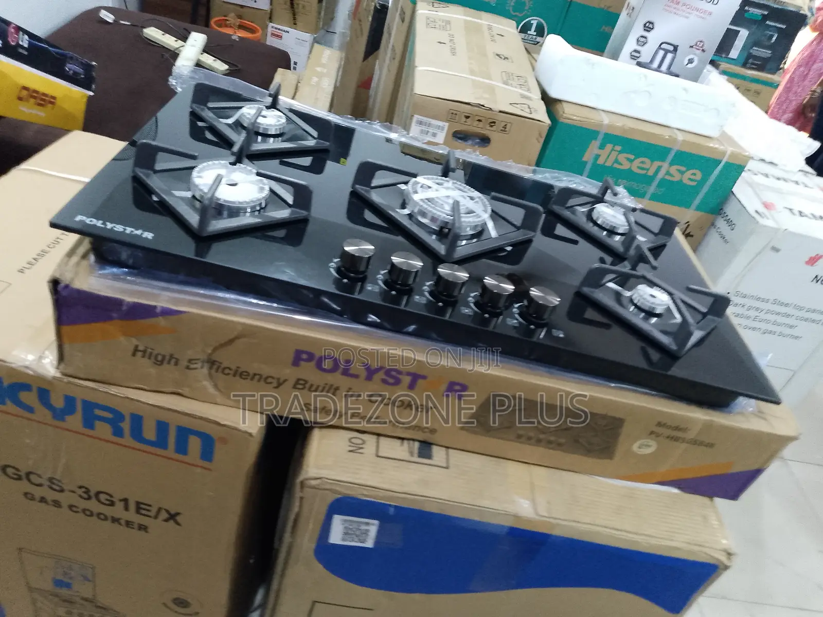 Polystar Ultra Glass Gas Cooker