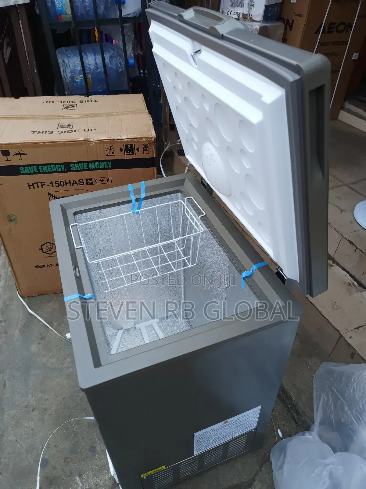 Haier Thermocool Chest Freezer 150l – Silver (Htf-150l / HTF-150has)