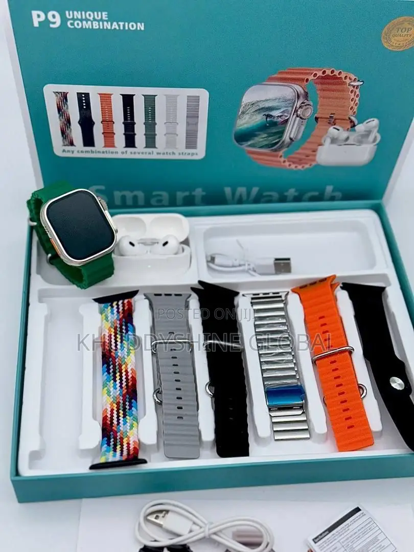 P9 Unique Combination Smartwatch And Accessories Set