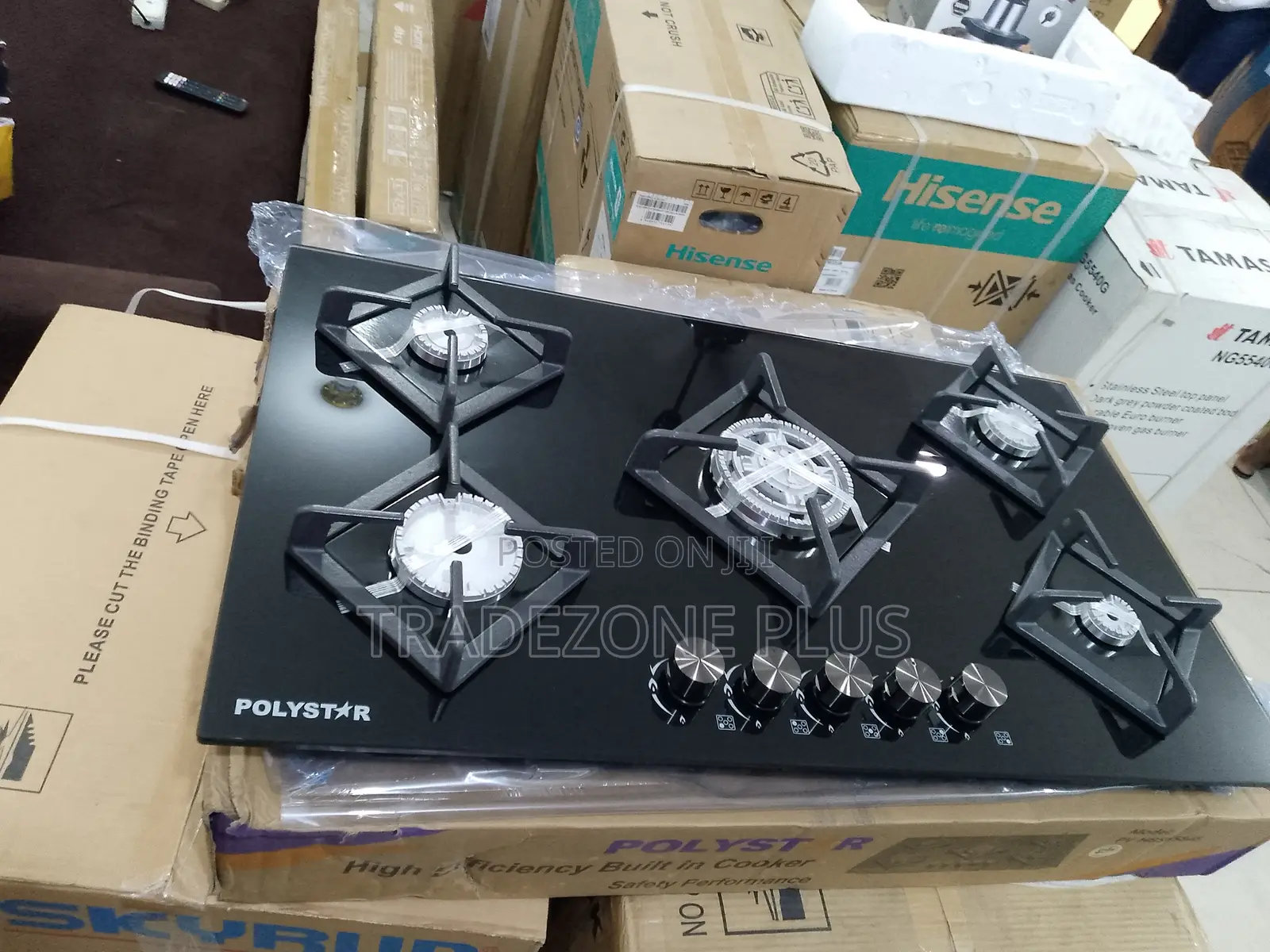Polystar Comfortflame 5-Burner Hob