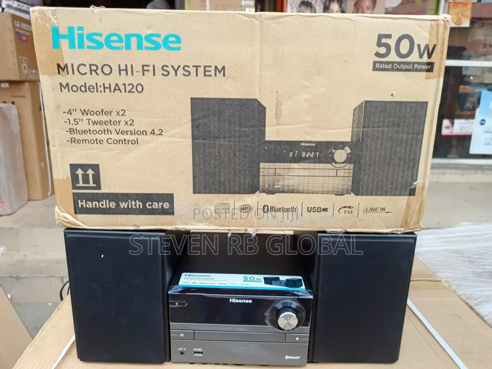 Hisense Mini Hifi 50w Sound System | Aud-120ha