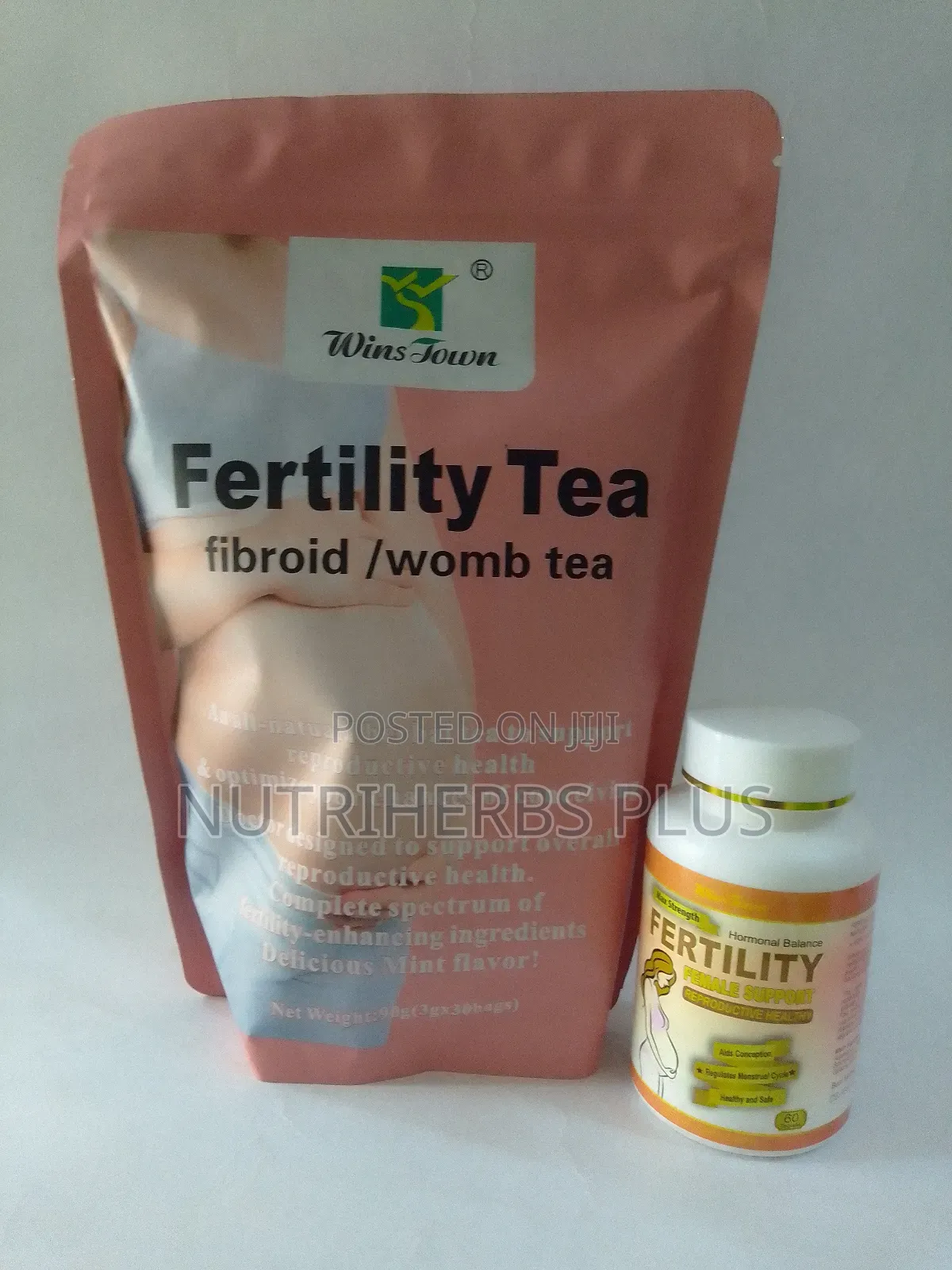 Wins Town Female Fertility Tea+ Wins Town Female Fertility Tablets