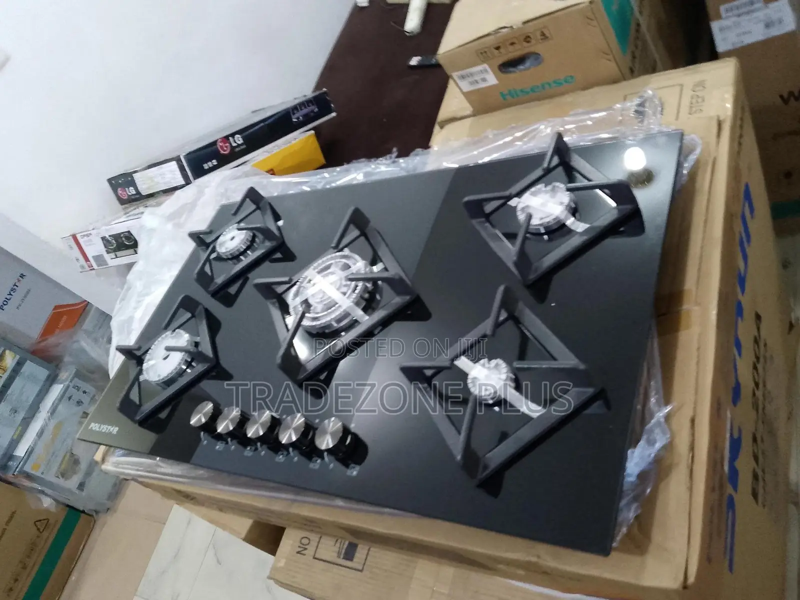 Polystar Diamond Top 5-Burner Hob
