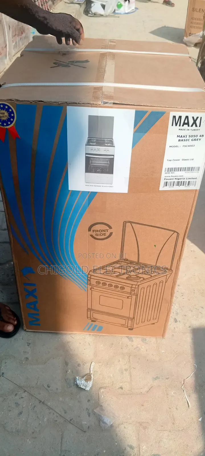 Original Maxi Gas Cooker Four Burner