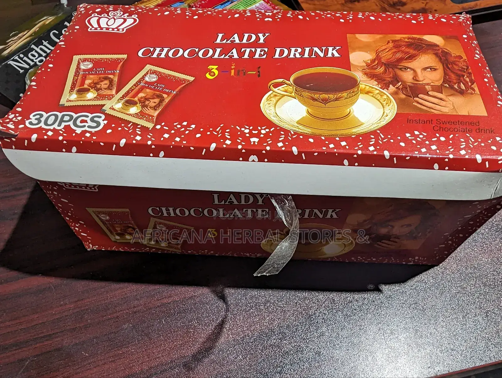 Lady Chocolate Drink for Vagina Tightness Wetness and Sweetness(30pcs)