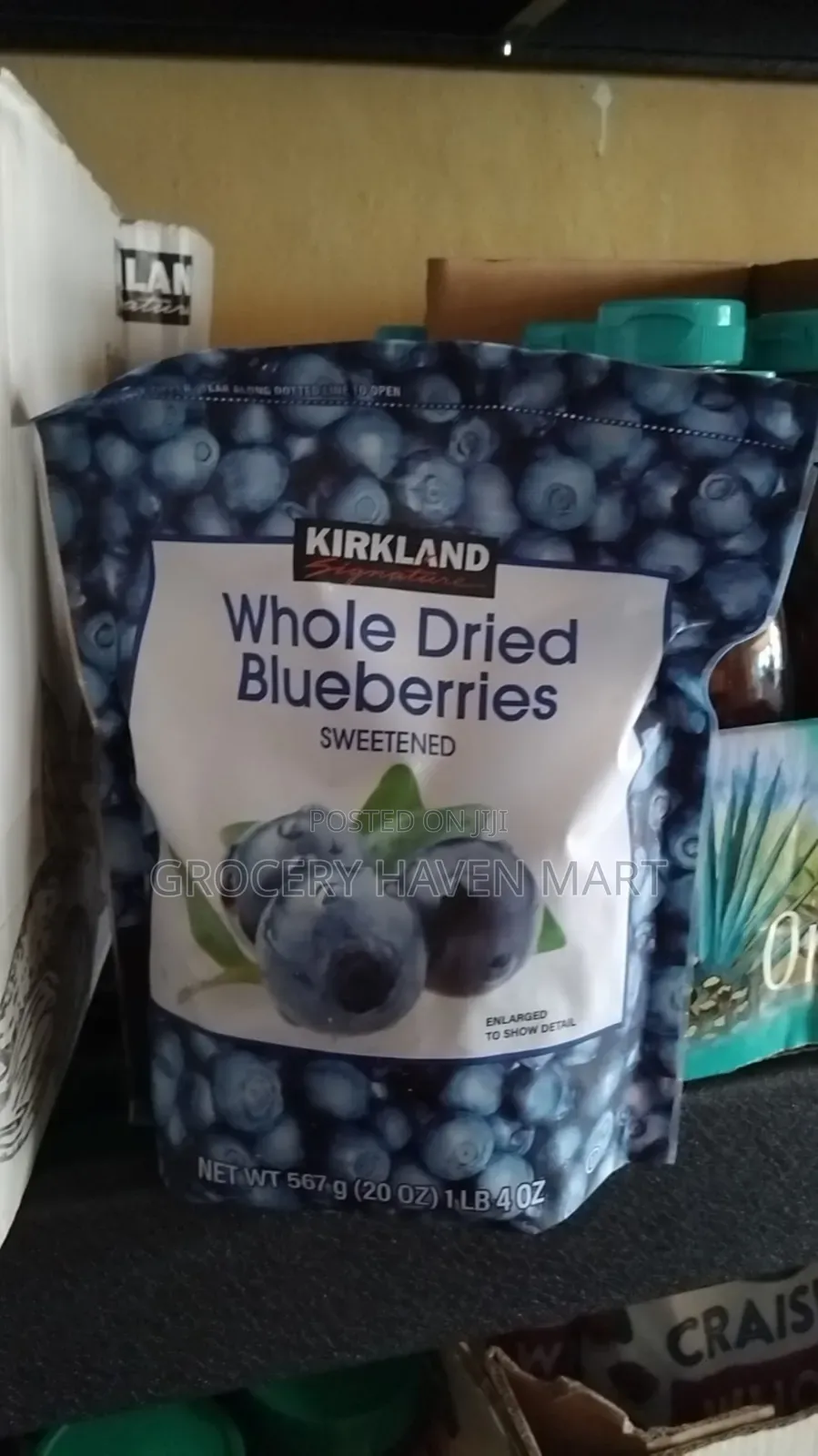 Kirkland Whole Dried Blueberry 567g