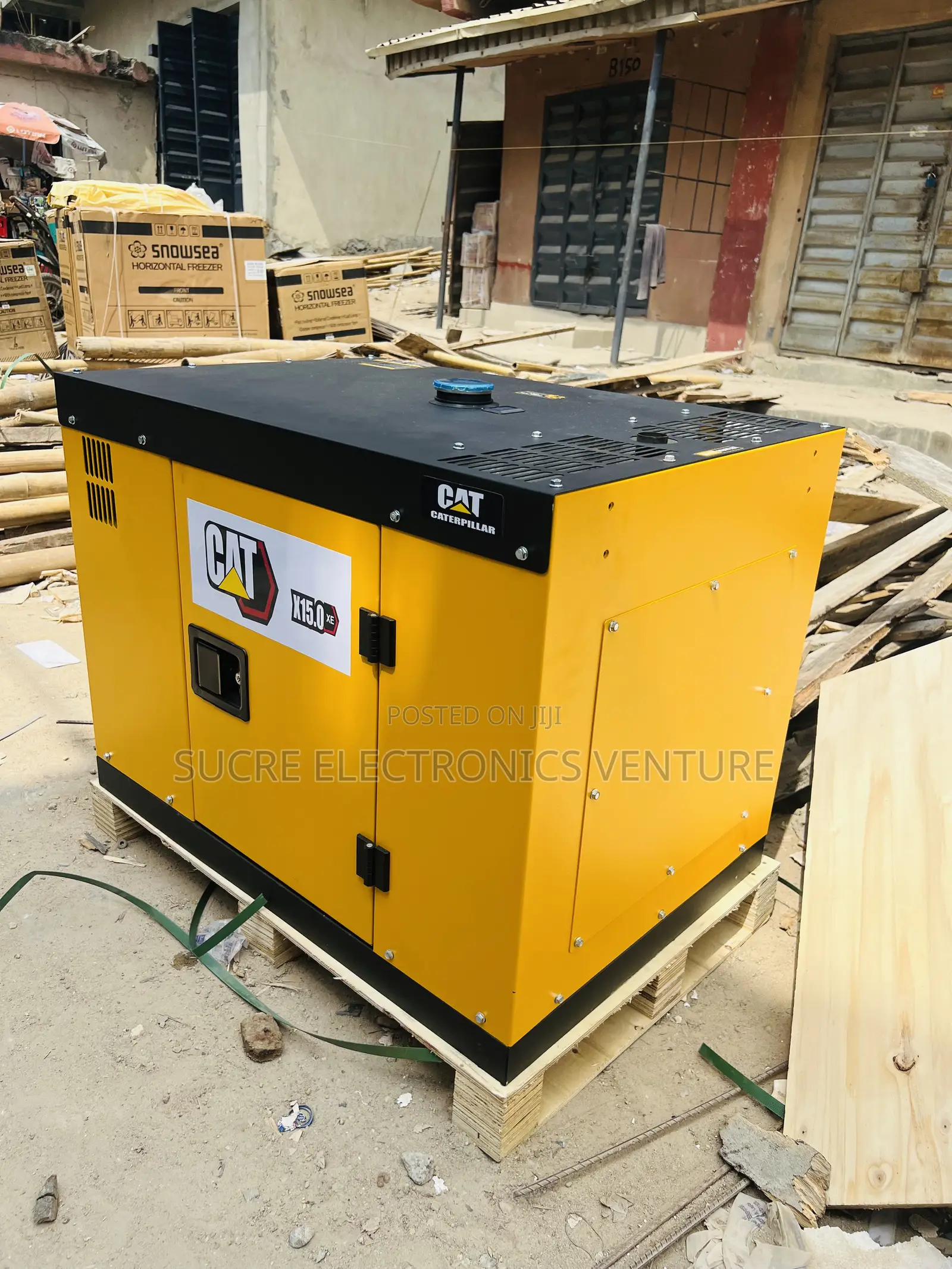 100% Copper Wire Cat X15 13.5kva Diesel Soundproof Generator Set