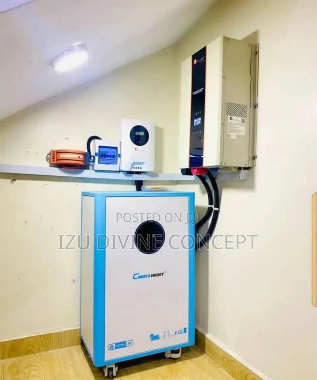 10kva Inverter Setup and 20kwh Cworth Lithium Battery Backup