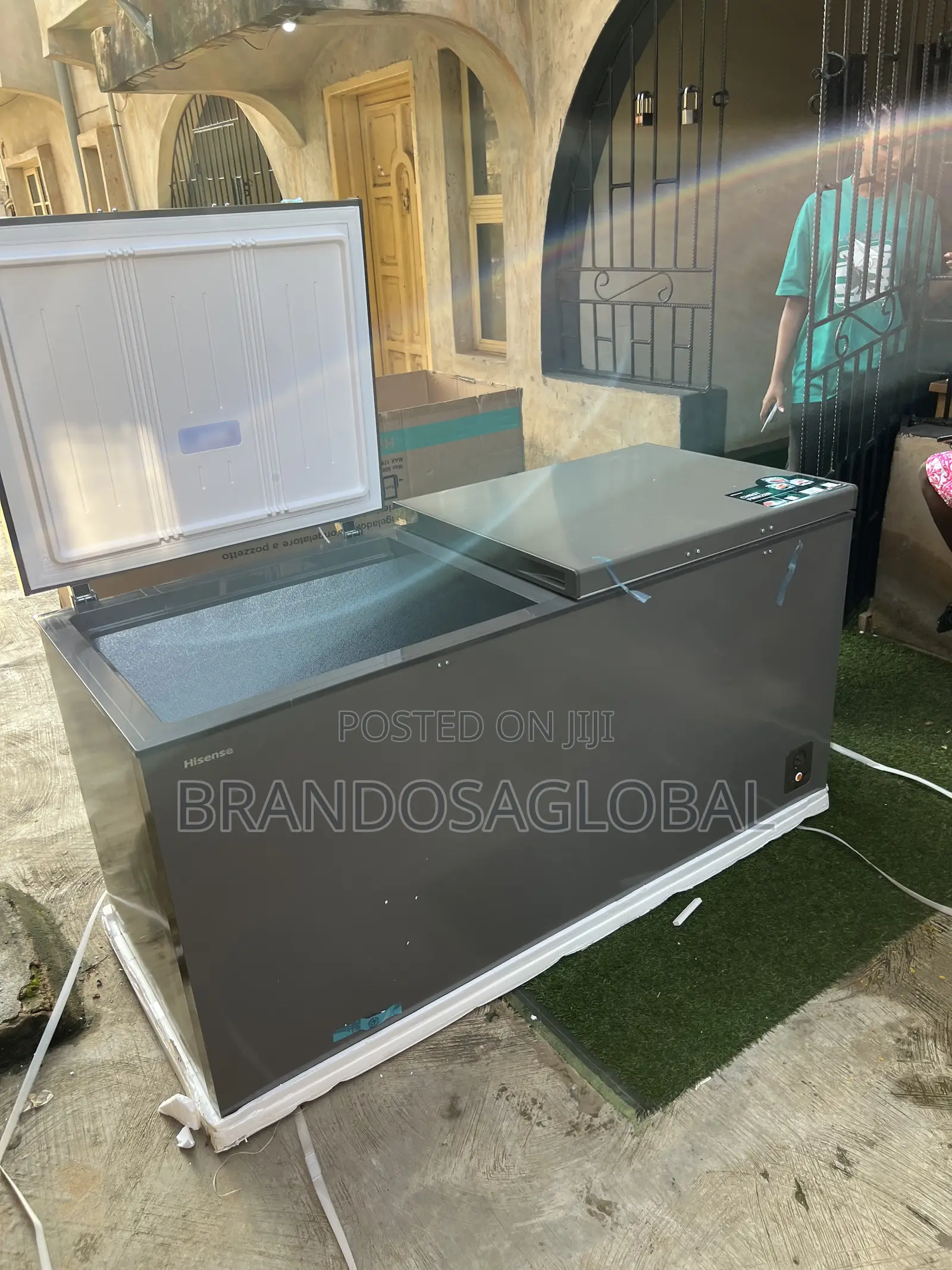 Hisense 500l Double Door FRZ Fc 66dd Roomy Freezer