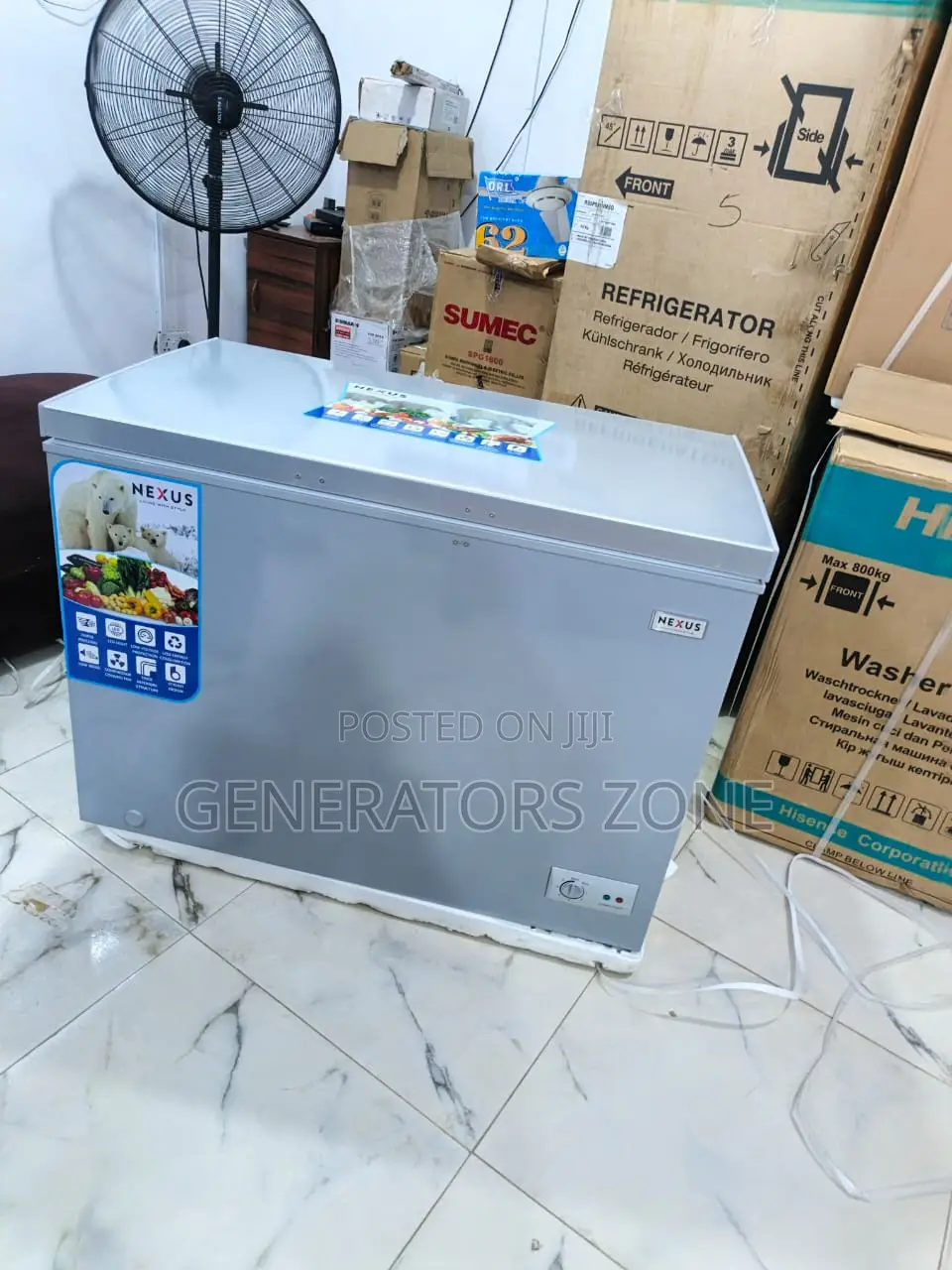 Nexus Nx-400g 320l Chest Freezer Layout