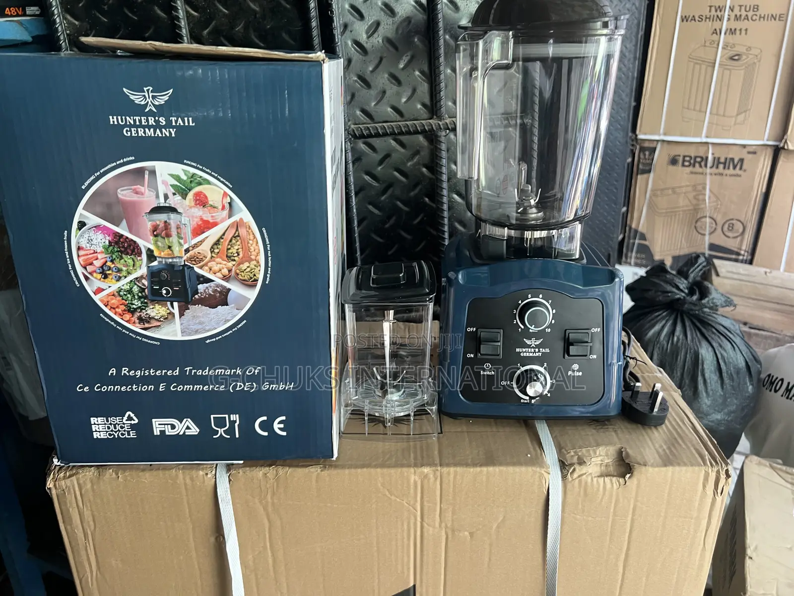 Hunter Tail Heavy Duty Blender and Grinder 2 in 1 6000w