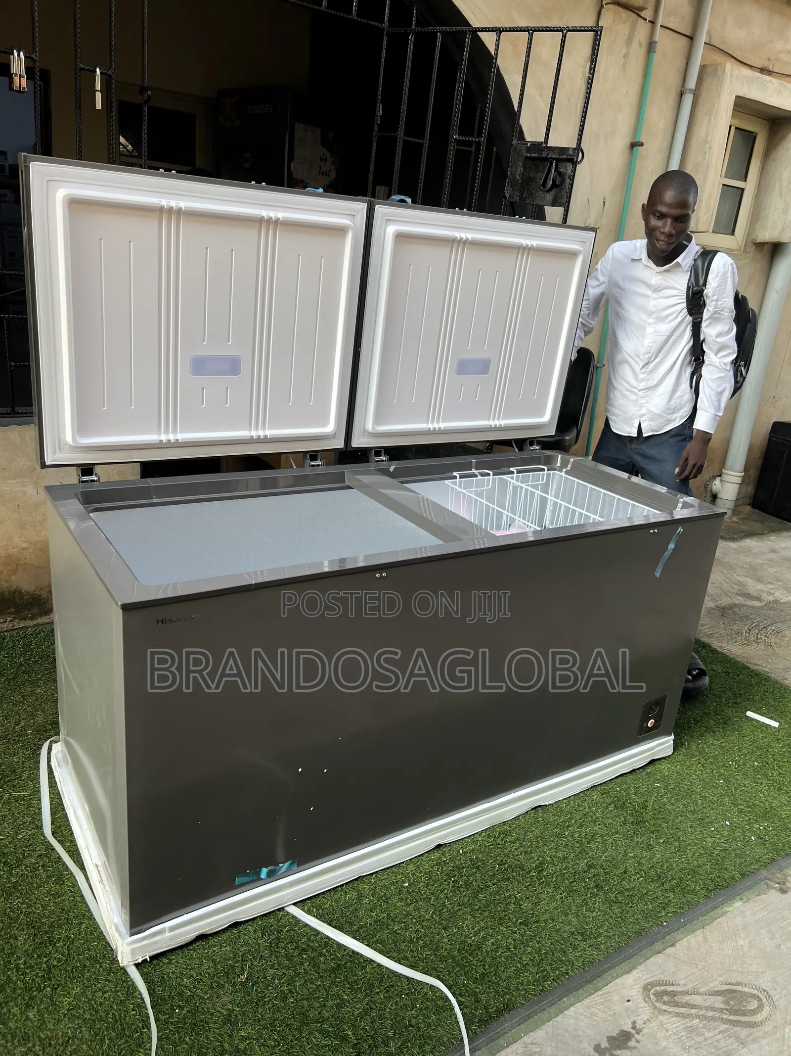 Hisense 500l Silver Freezer FRZ Fc 66dd Strong Energy Saving