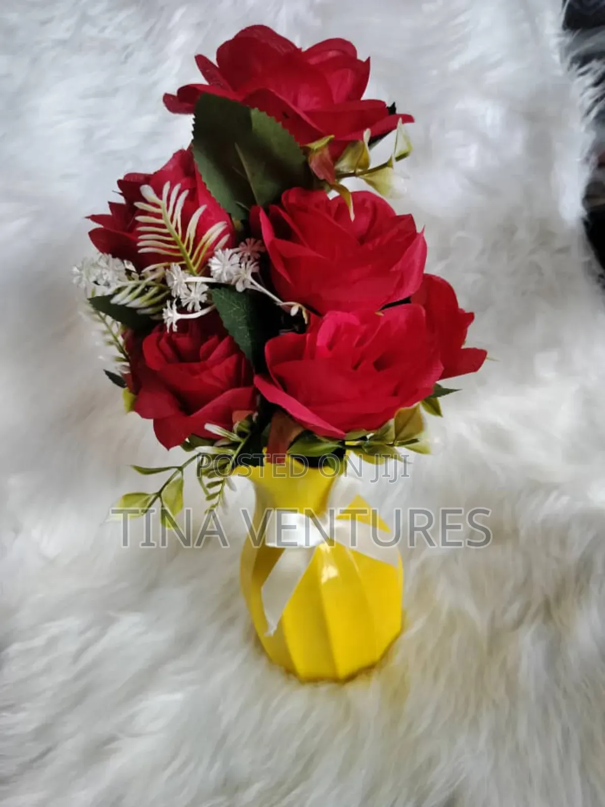 Artificial Flower and Pot Set ( Fine Quality)