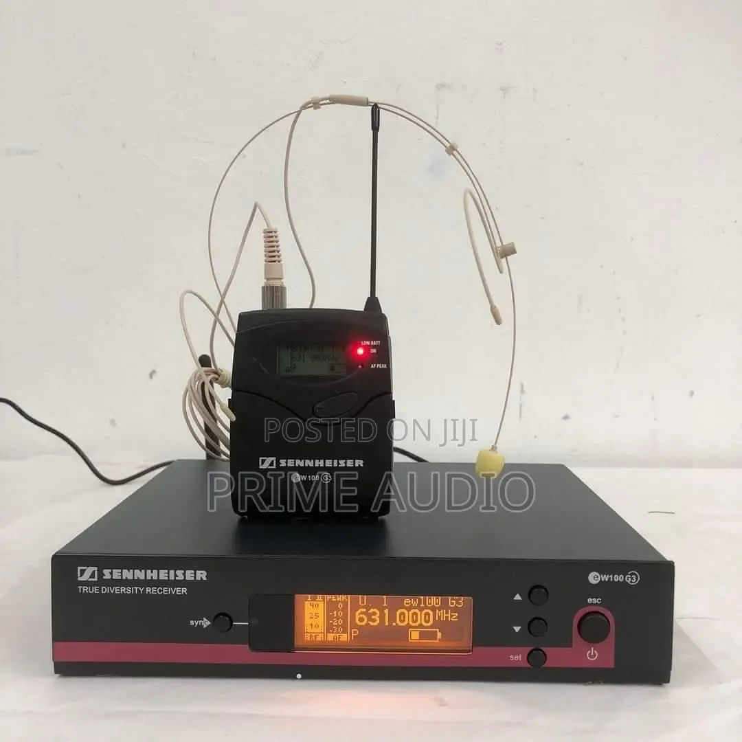 Sennheiser Ew100 G3 Over Head Microphone / Sennheiser Lapel Microphone