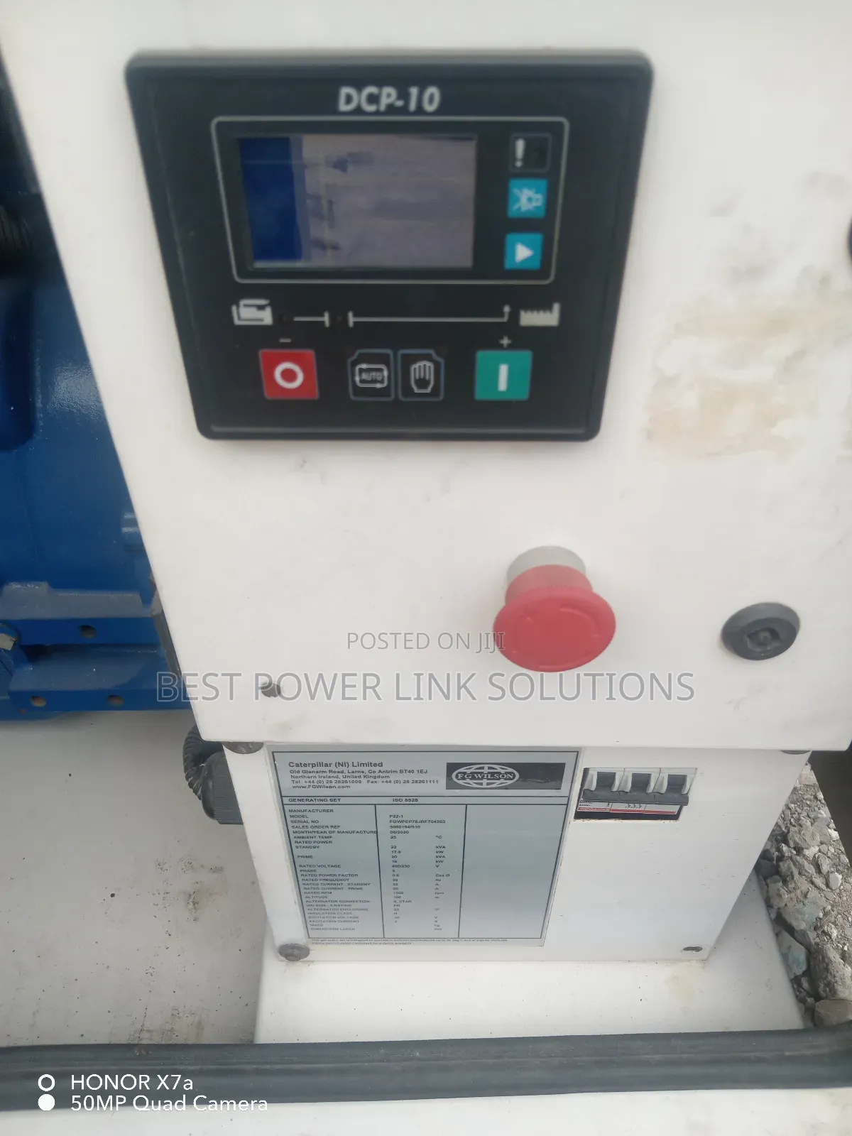 22kva Uk Perkins Generator Soundproof for Sale