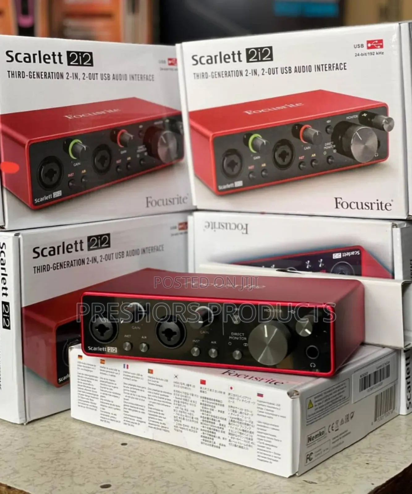 2i2 3rd Gen Focusrite Soundcard