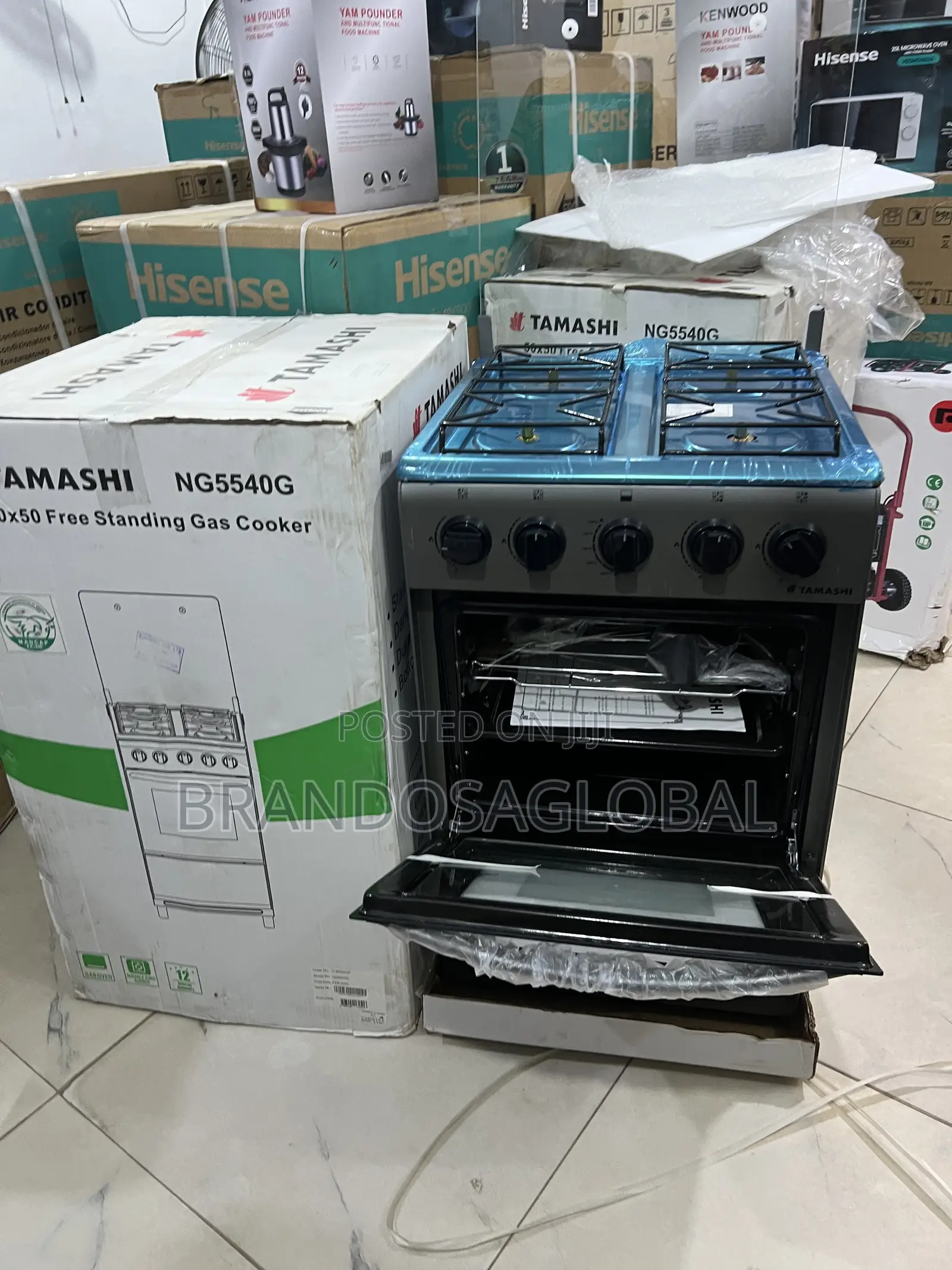 Brand New Tamashi Ng5540g Multi Purpose 4 Burner Cooker