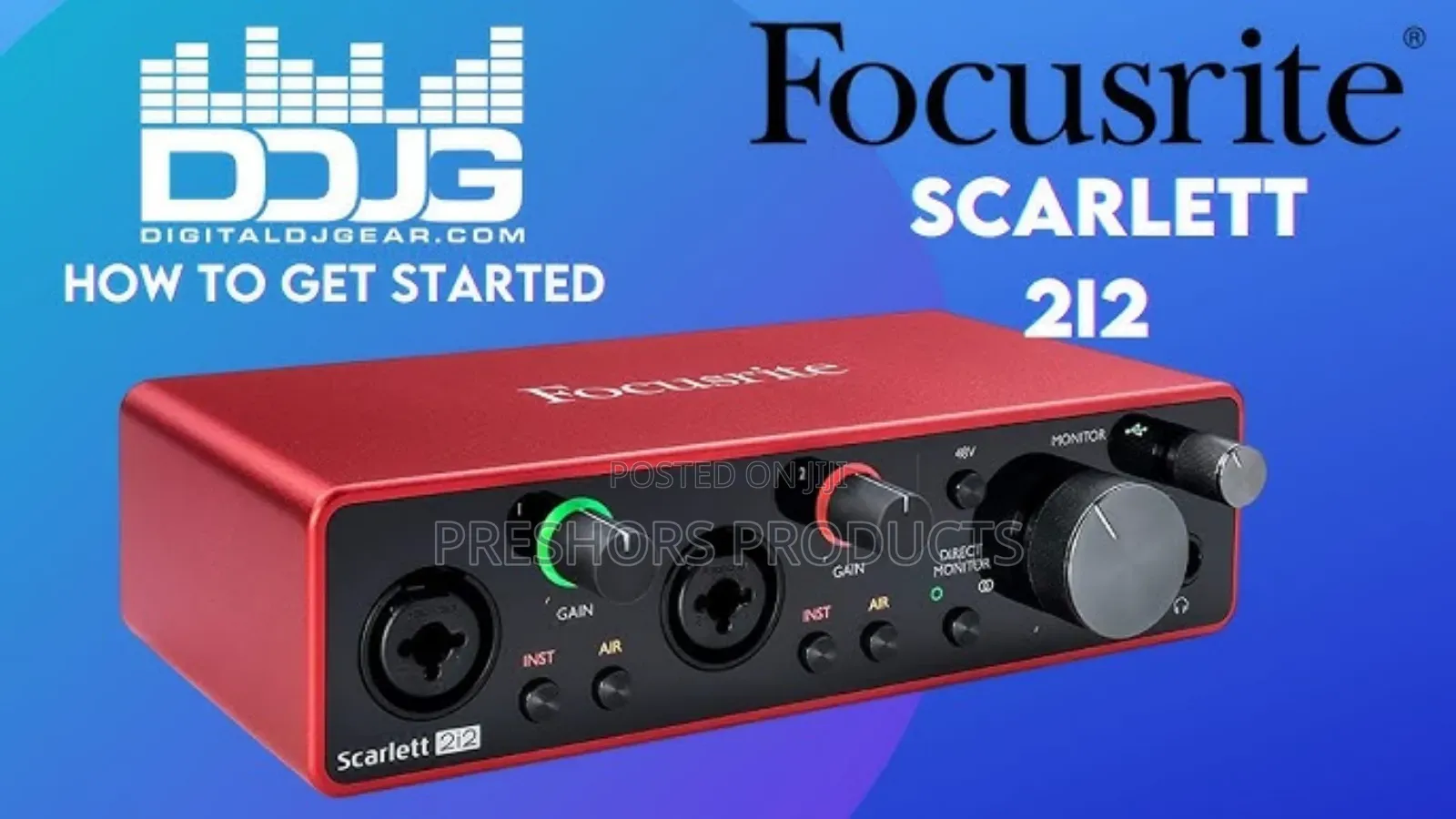 2i2 3rd Gen Focusrite Soundcard