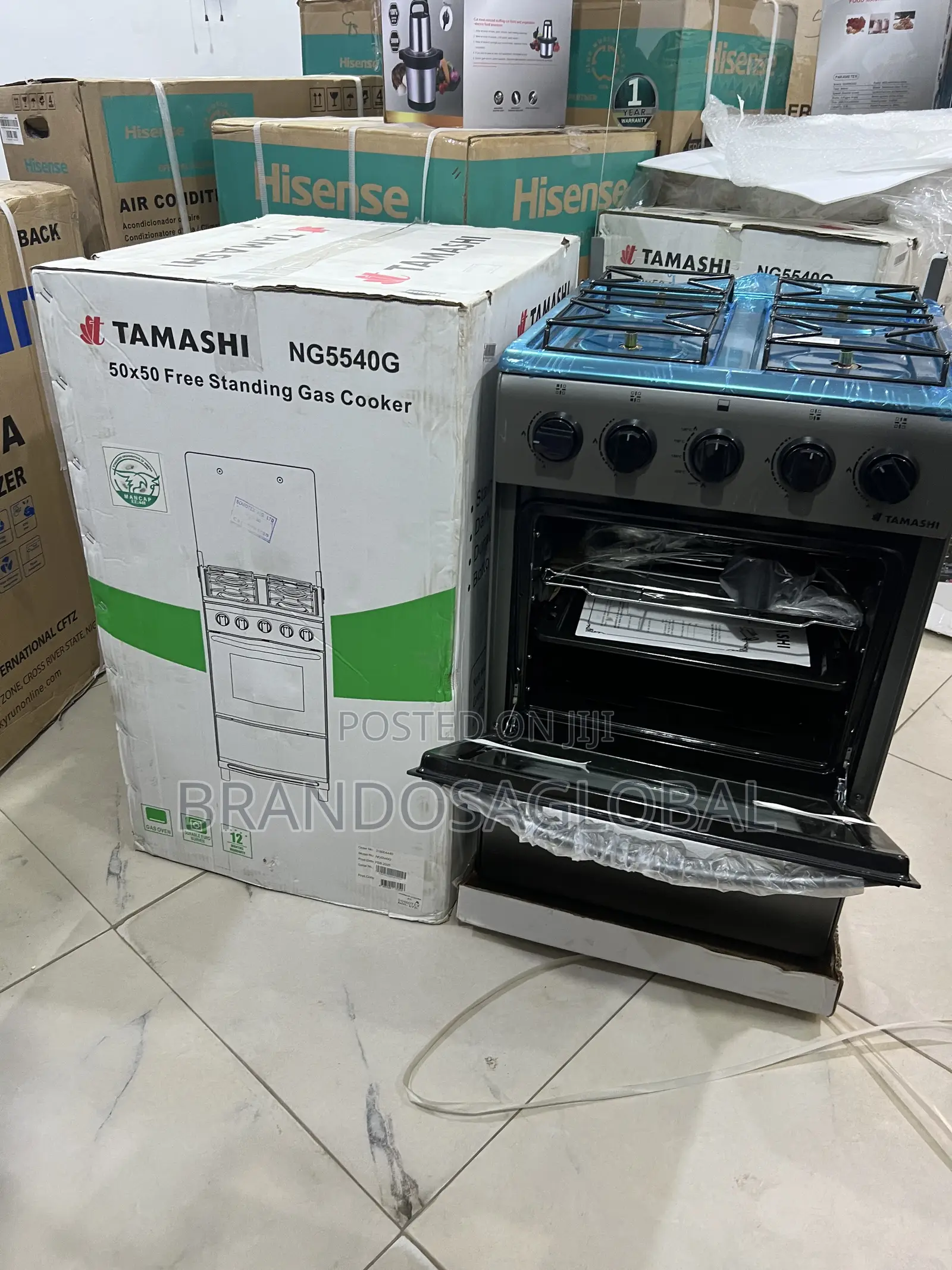 Tamashi 4 Burner Gas Cooker Ng5540g Reliable Home Cooking
