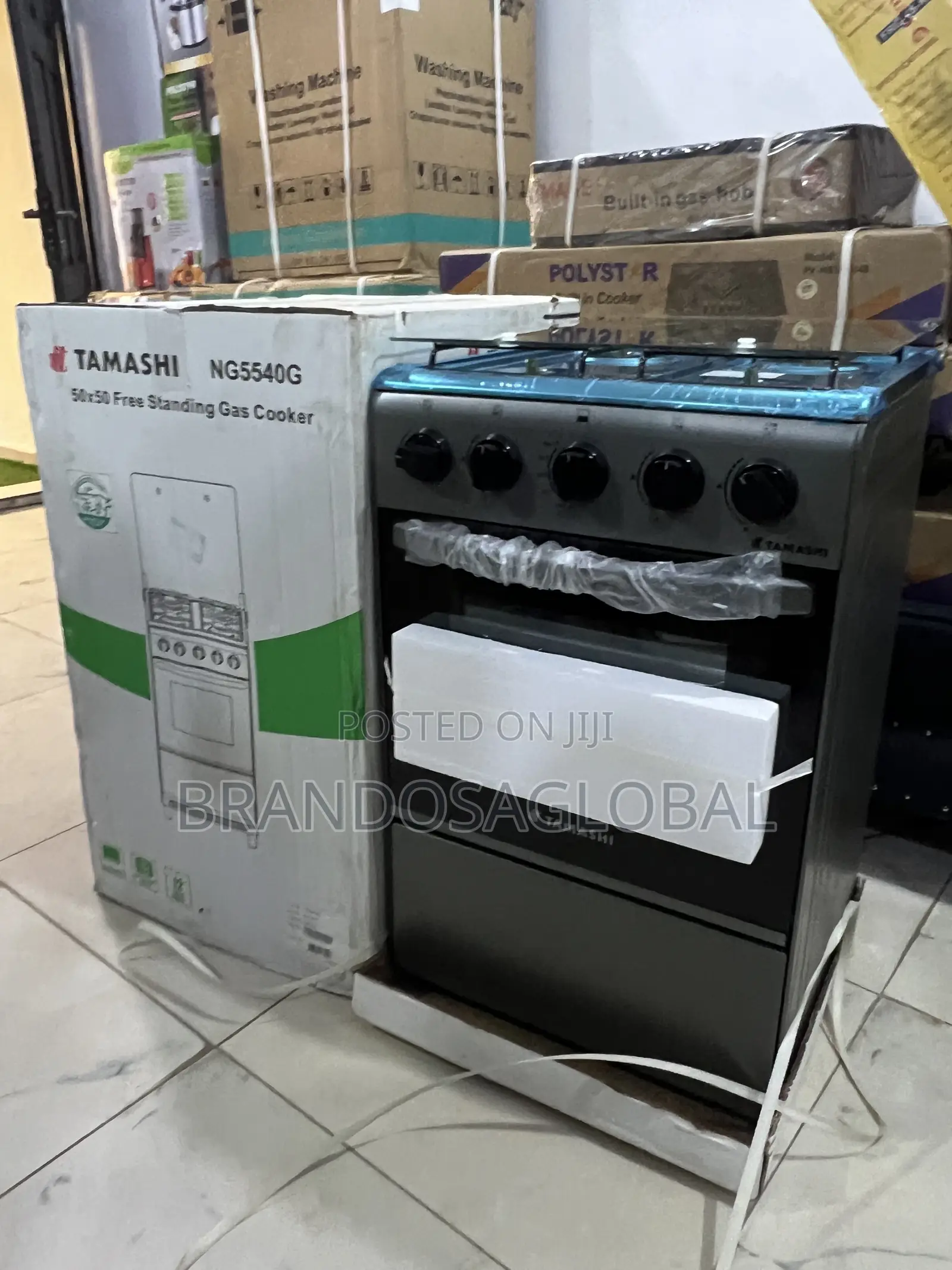 Powerful Tamashi 4 Burner Ng5540g Cooker Kitchen Friendly
