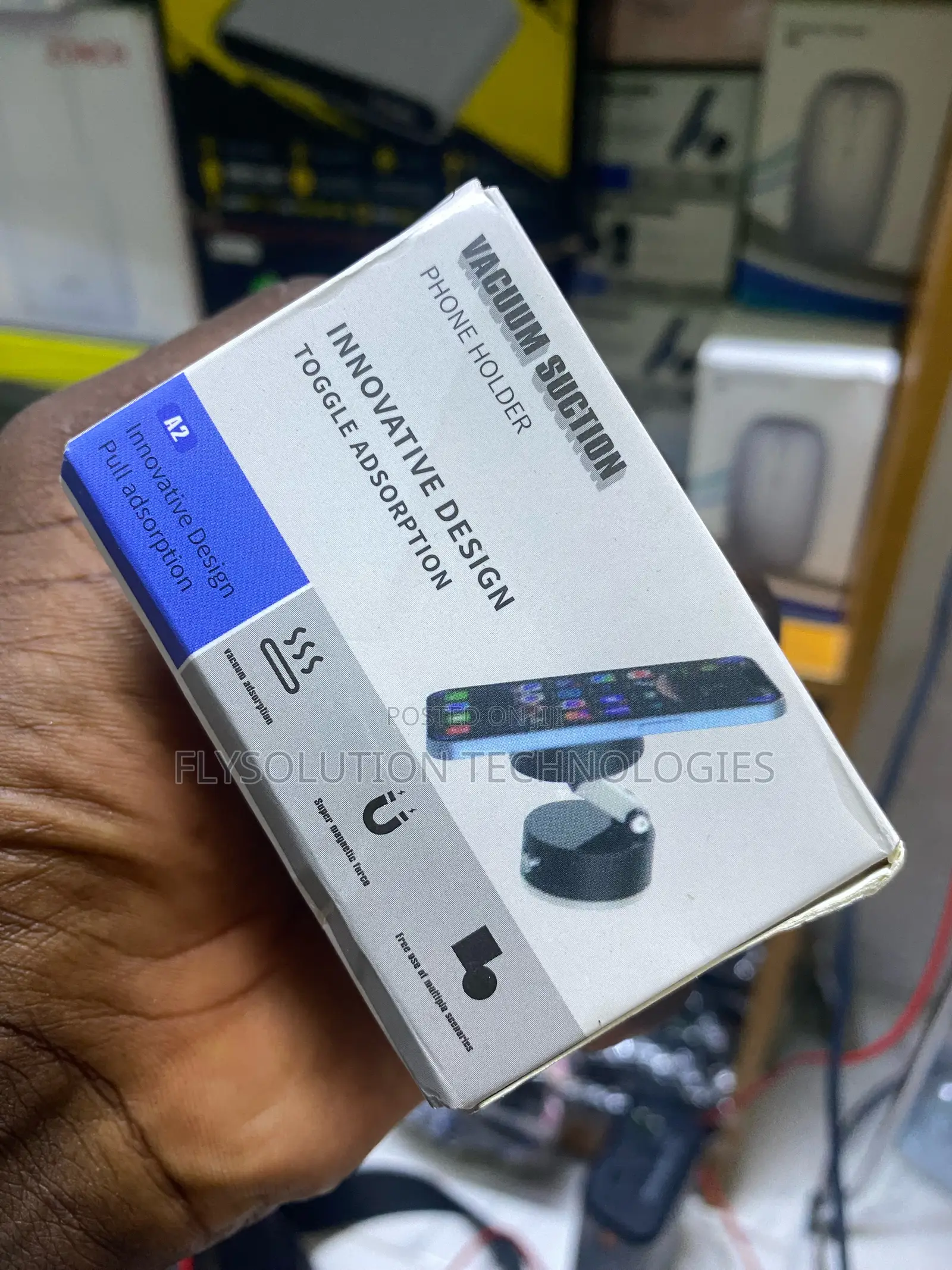 Vacuum Suction Magnetic Phone Holder