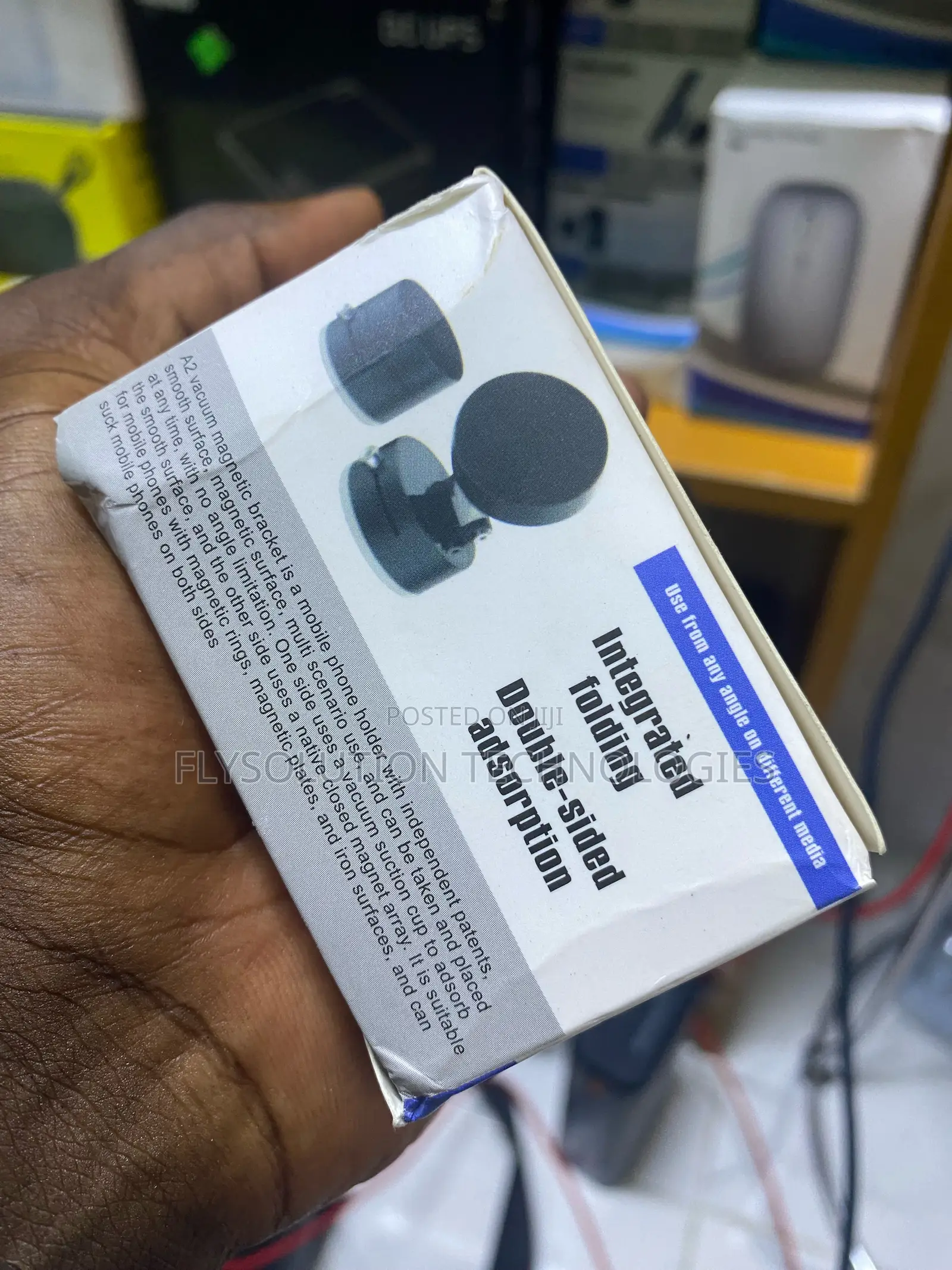 Vacuum Suction Magnetic Phone Holder