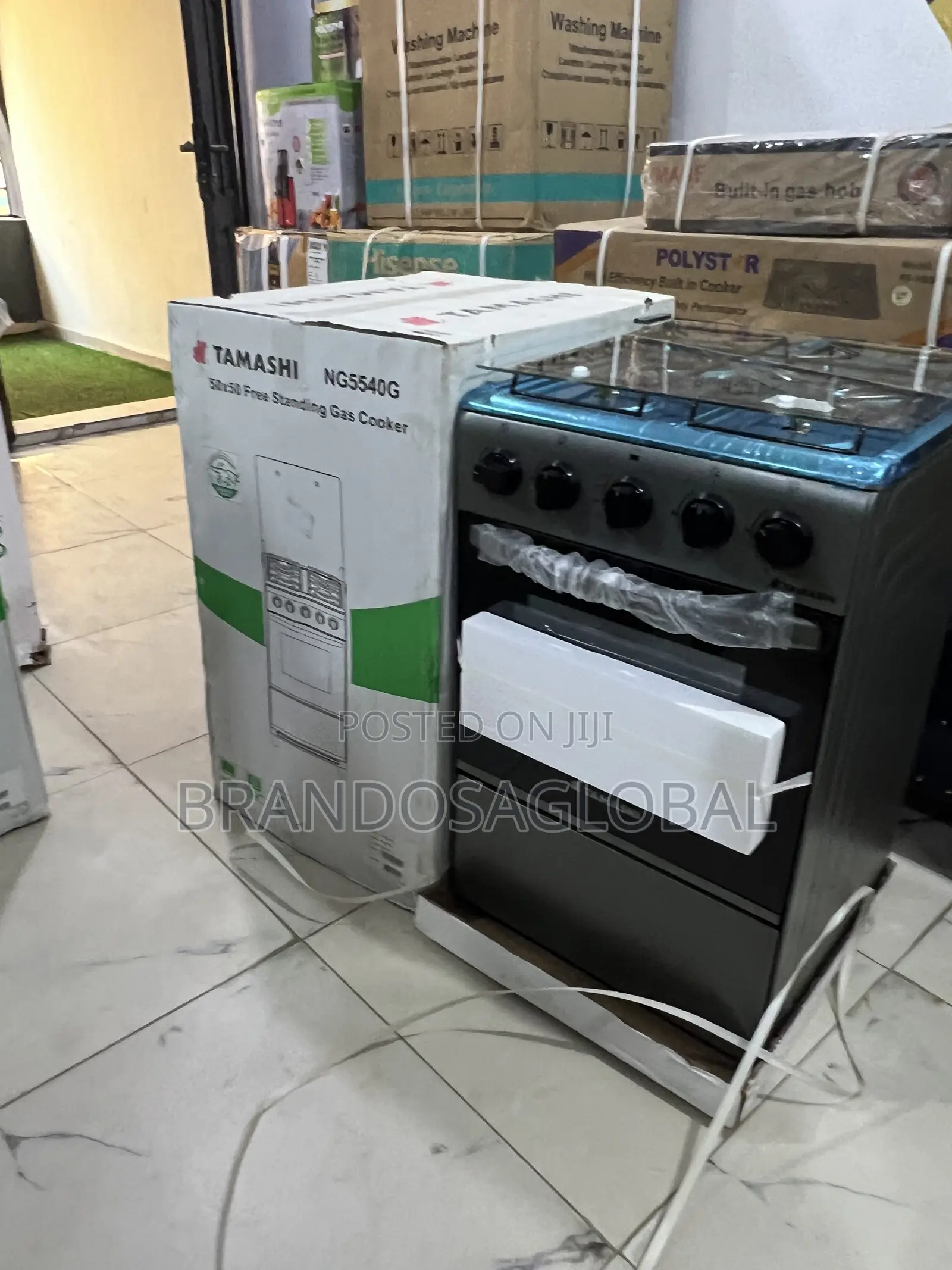 Tamashi Ng5540g Gas Cooker Easy to Clean 4 Burners