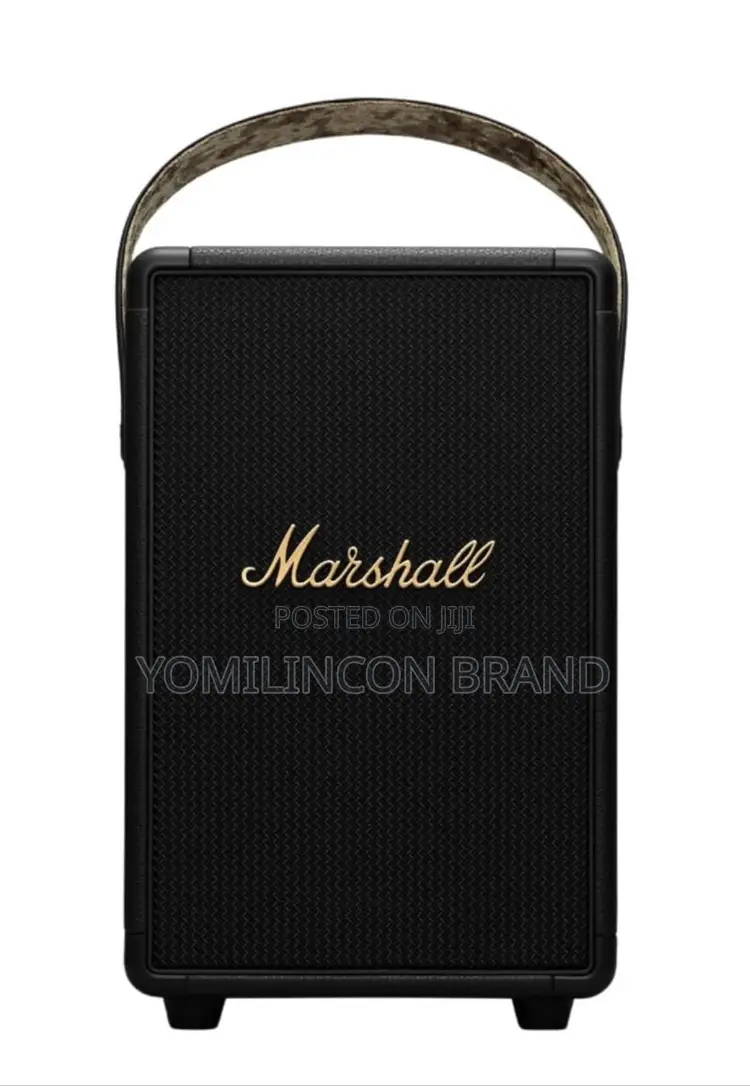 Marshall Tufton Portable Bluetooth Speaker, Black Brass