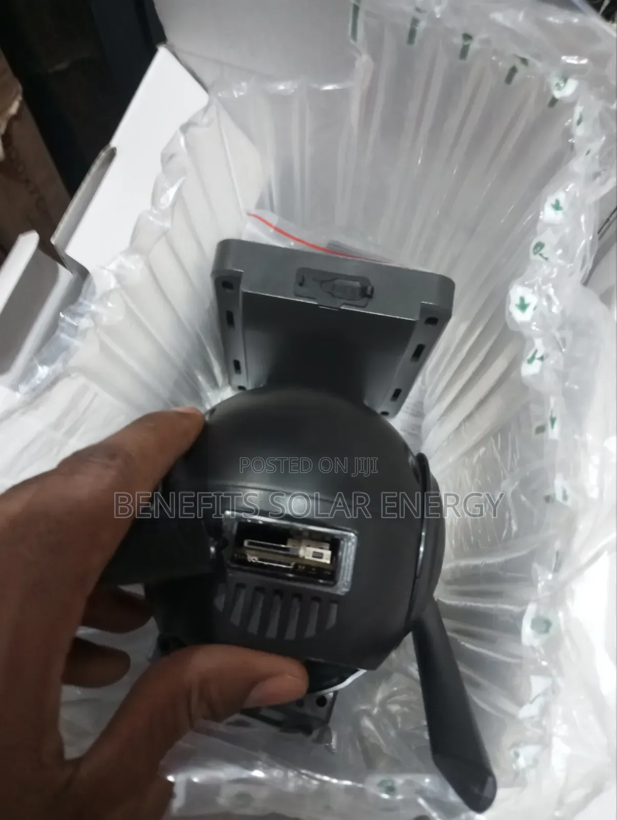 Double Len Solar CCTV Camera