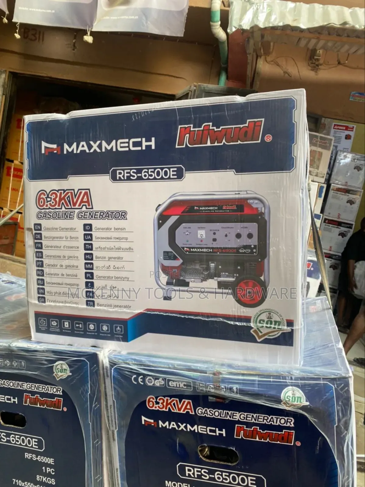 Maxmech Rfs-6500e 6.5 Kva Gasoline Generator