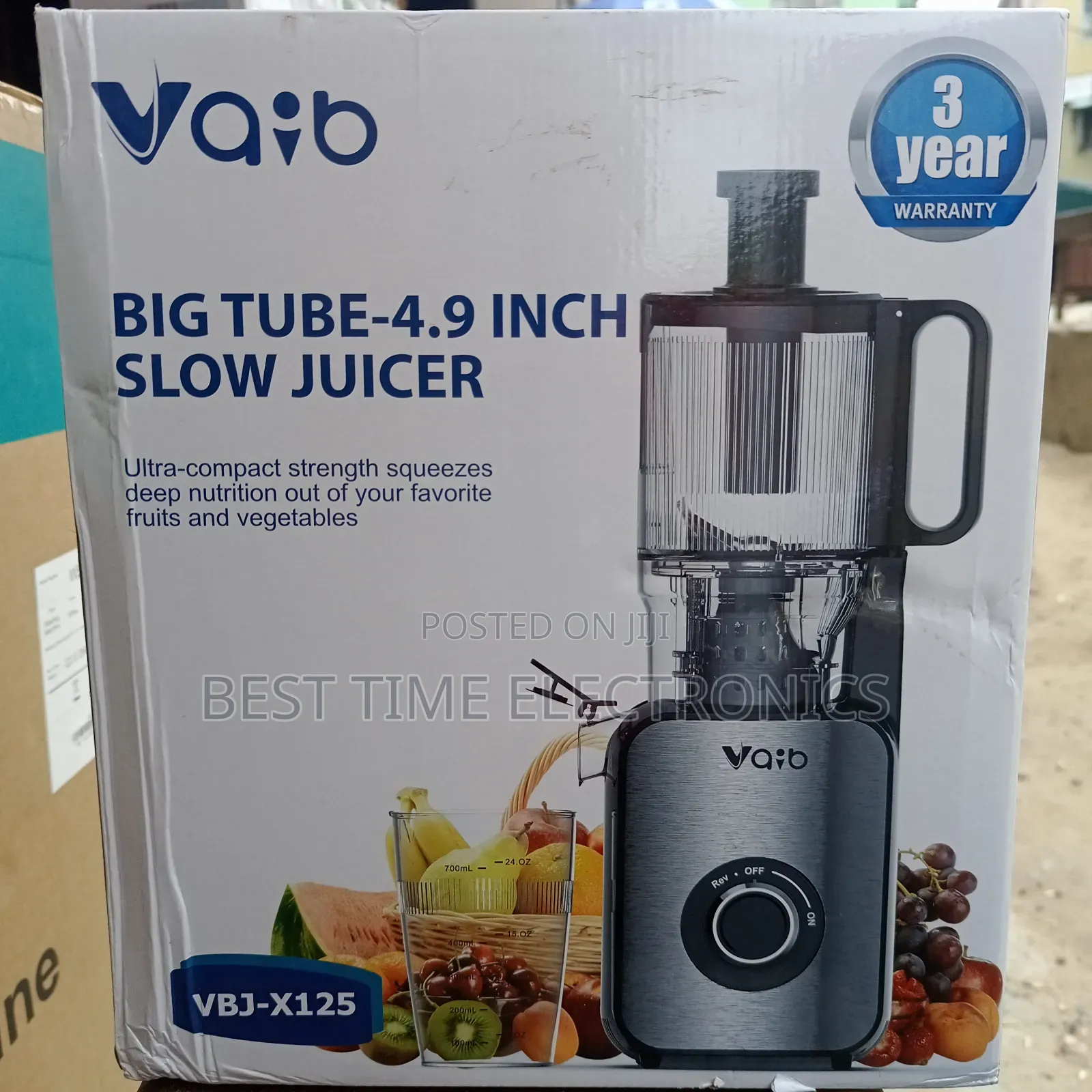 Original Vaib Big Tube Slow Juicer