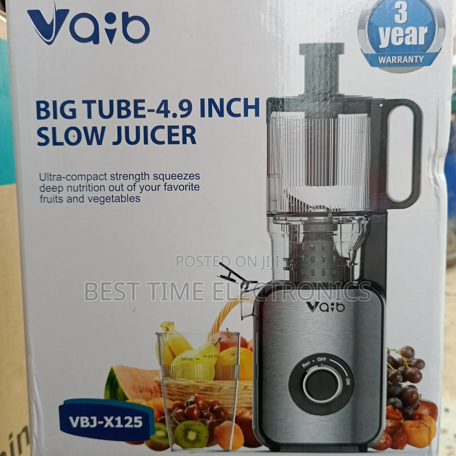 Original Vaib Big Tube Slow Juicer