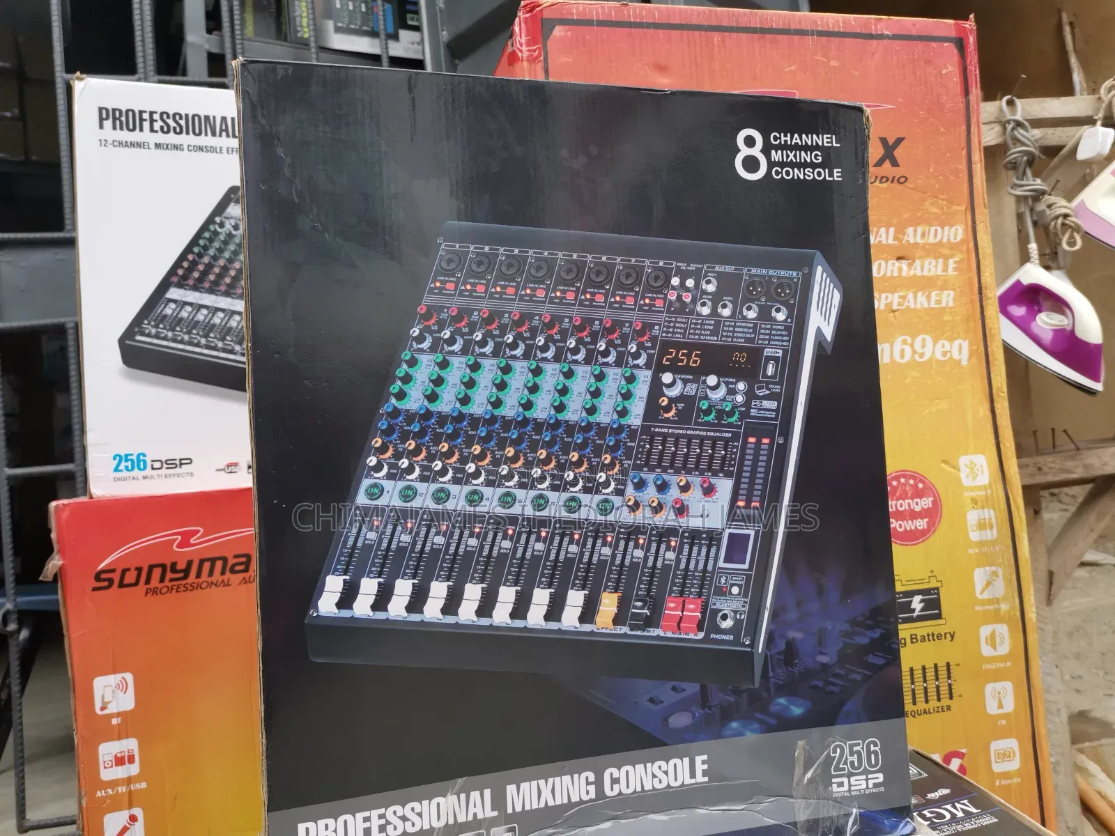 Guodai Ef822xu Usb 8-Way Stage Mixing Console