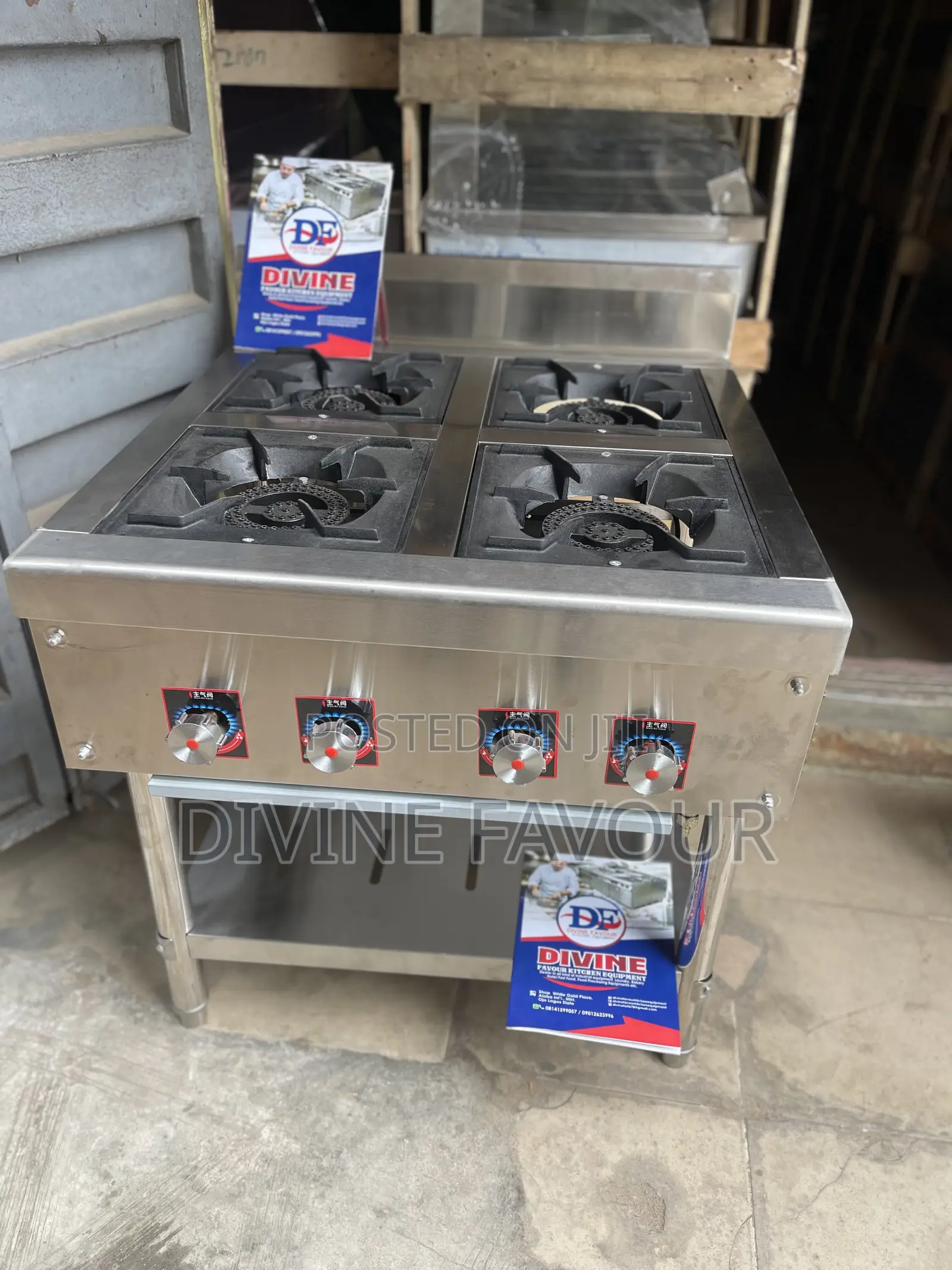 Industrial 4burner Cooker