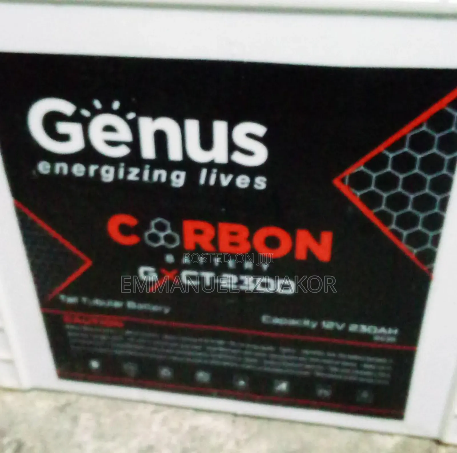 Genus 220amps Tubular 6months Premium Used Batteries