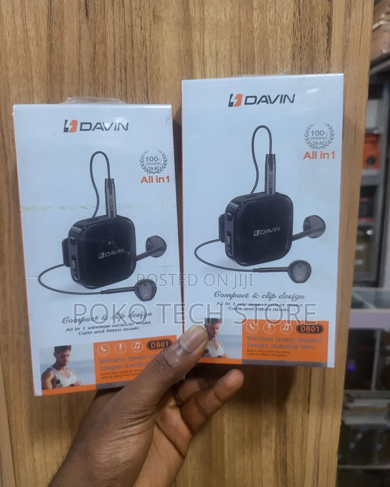 Davin Db01 All In 1 Wireless Sports Headset.