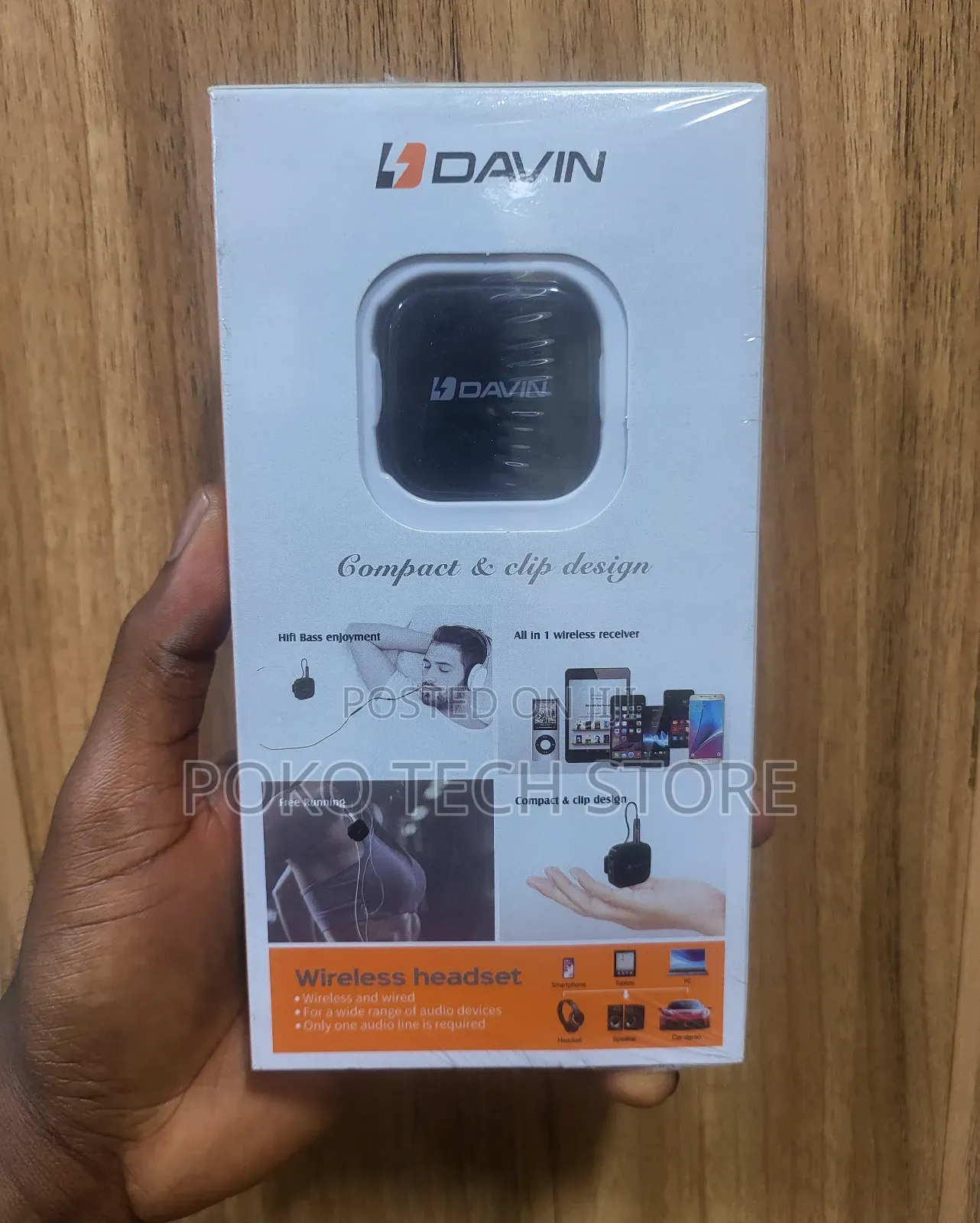 Davin Db01 All In 1 Wireless Sports Headset.