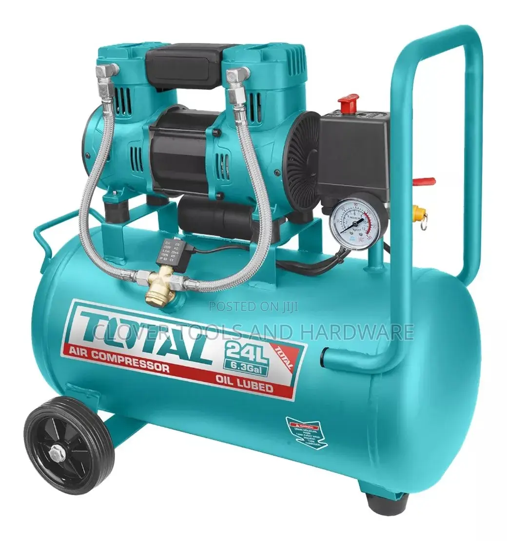 Total Tools 24-liter, Oil-free Air Compressor Tcs