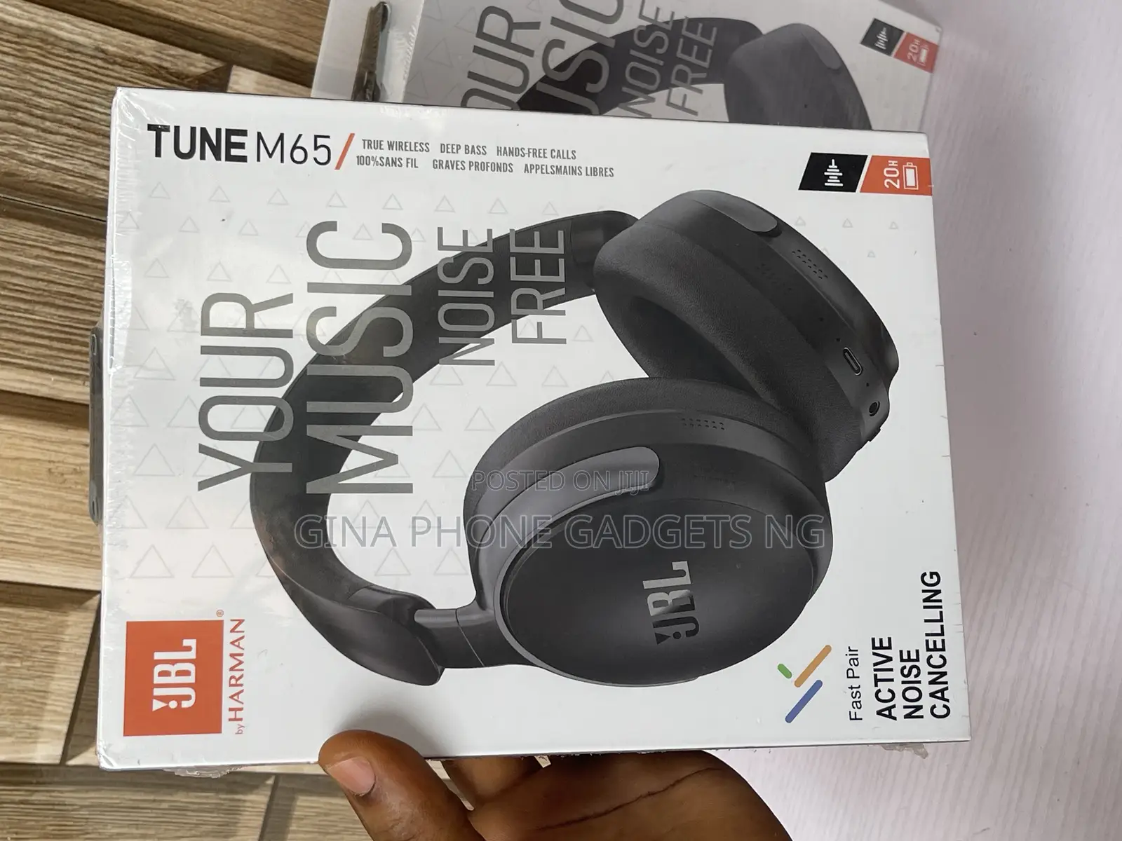 Headphone (Jbl Tune M65 Active Noise Canceling Headphone)