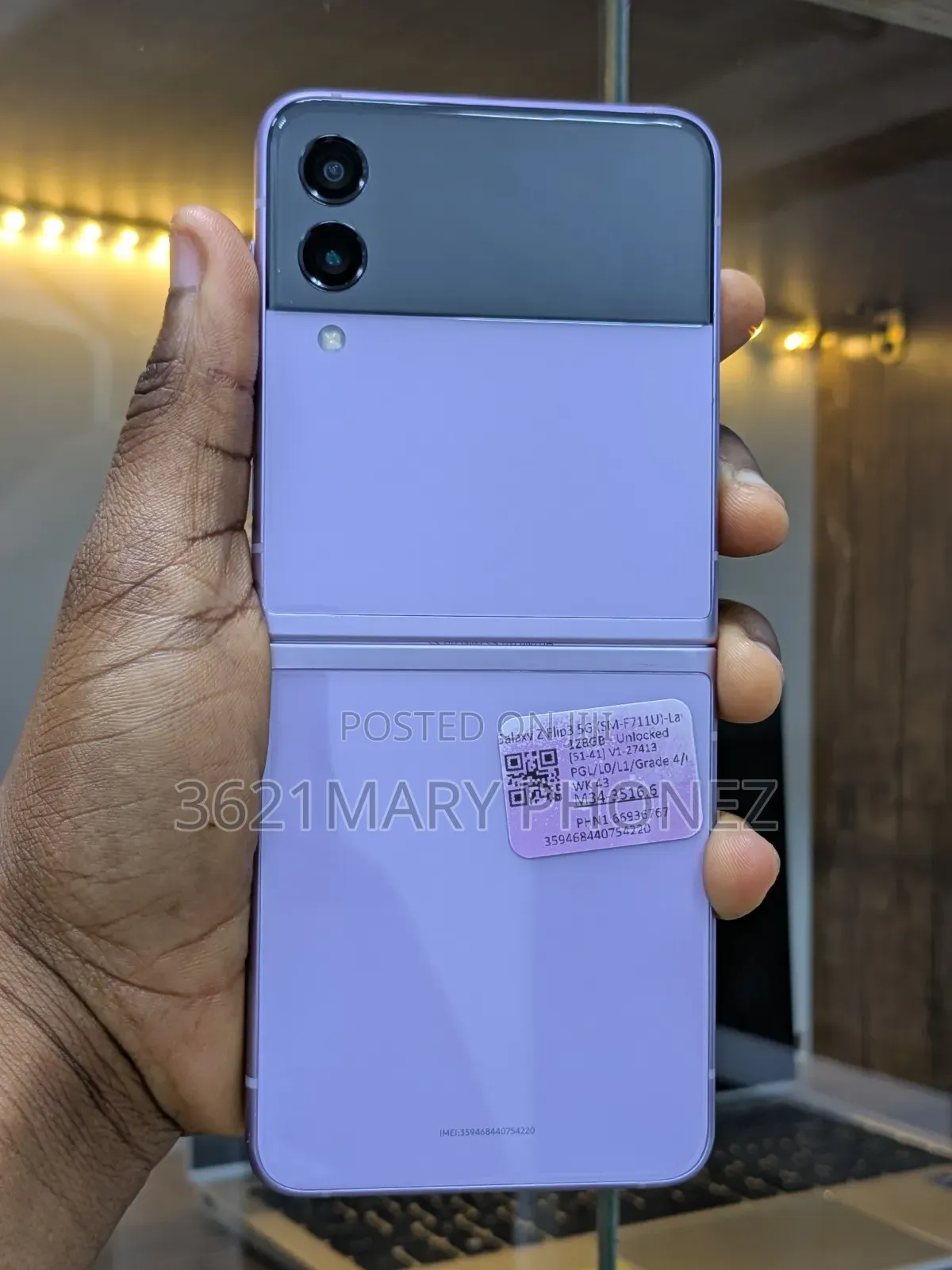 Samsung Galaxy Z Flip3 5G 128 GB Purple