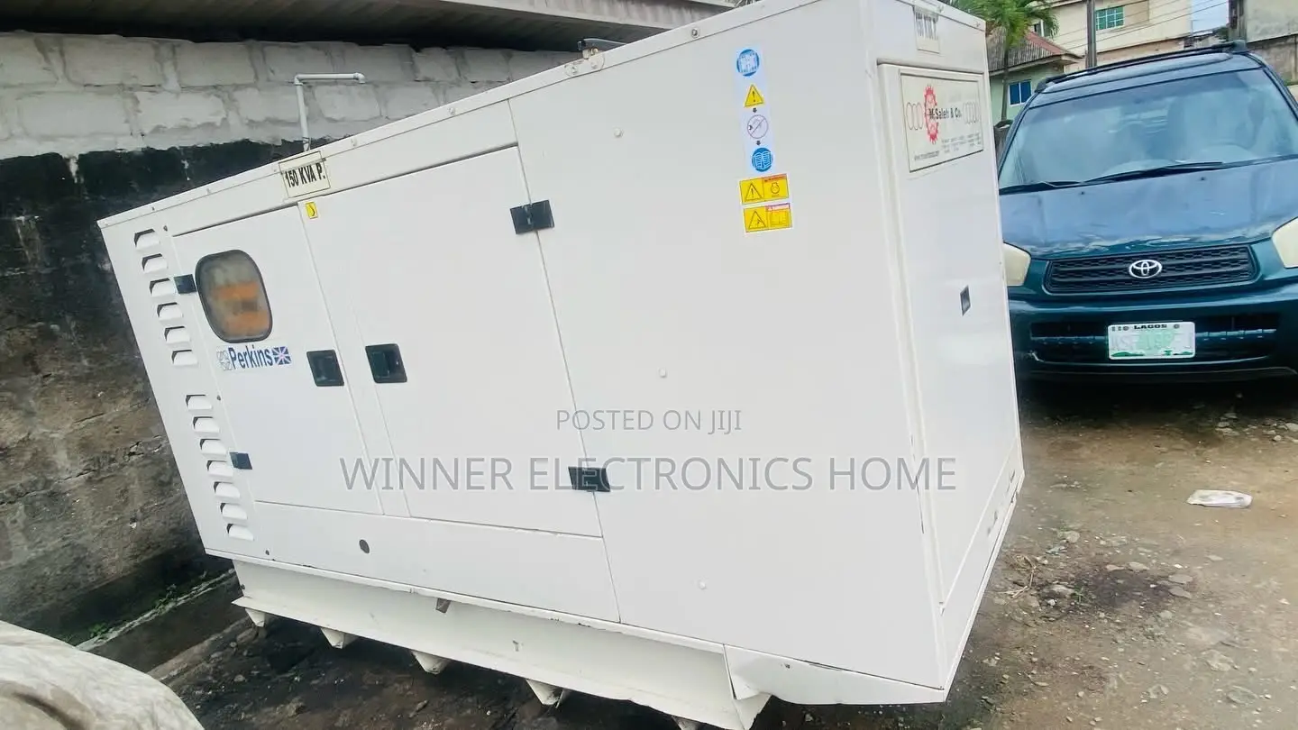 Perkins 150kva Soundproof Used Diesel Generator With Warranty