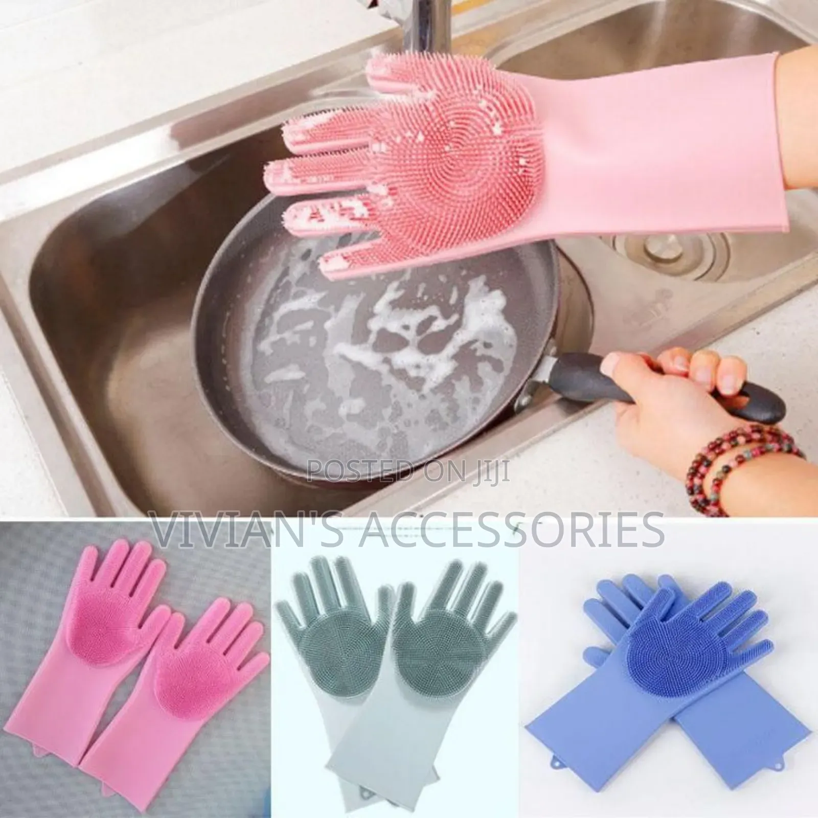 Silicone Washing Gloves
