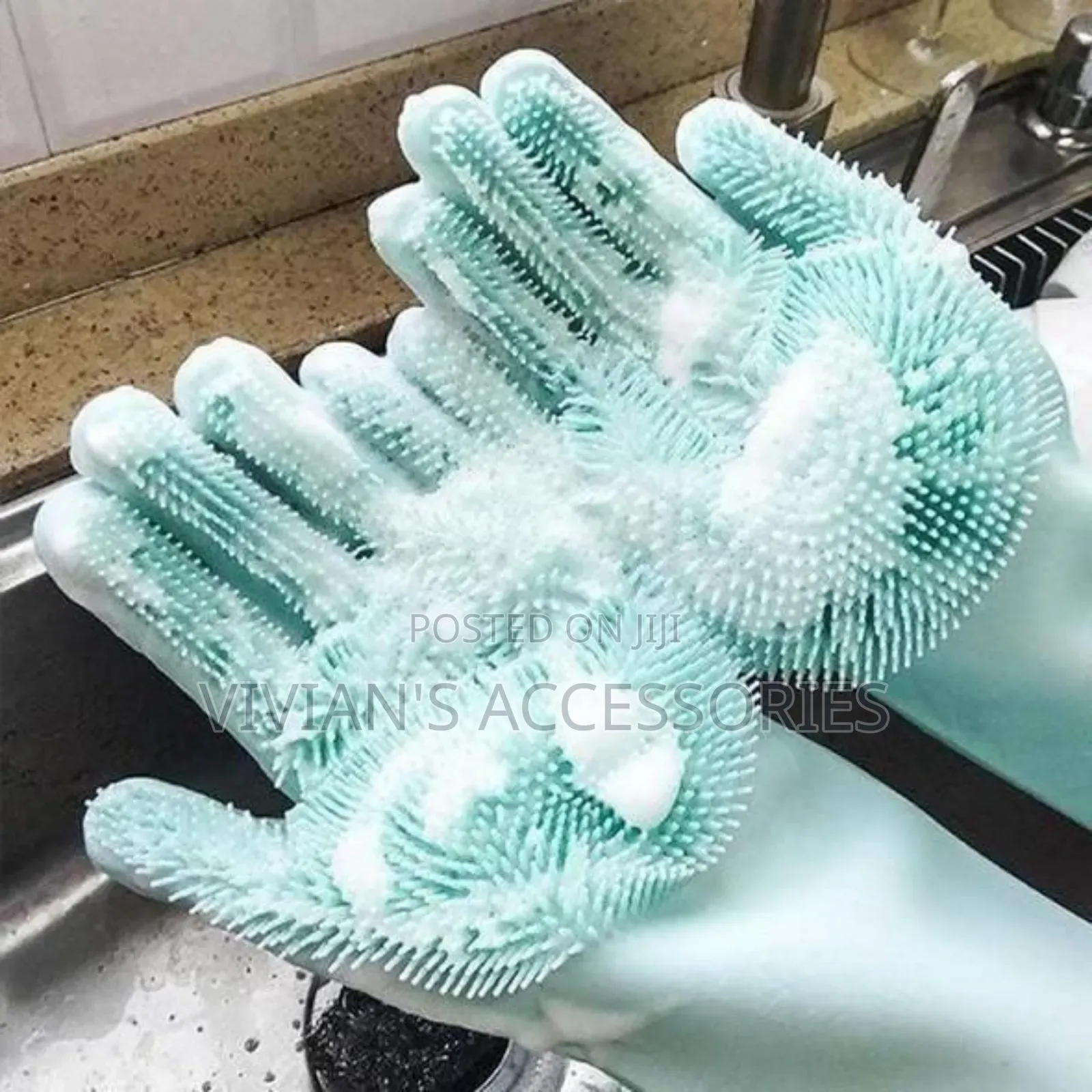 Silicone Washing Gloves