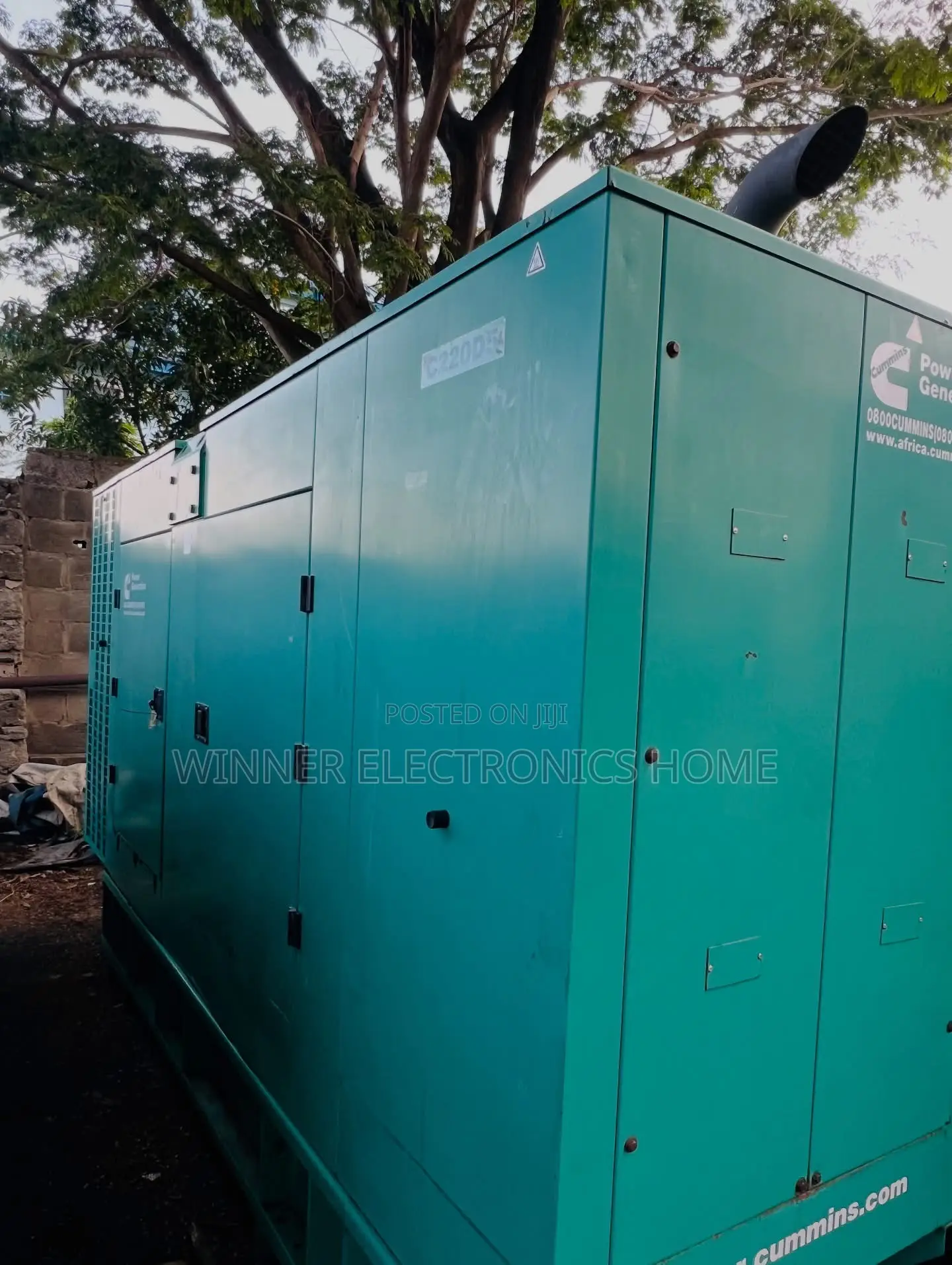 220kva Cummins Diesel Soundproof Generator, First Grade