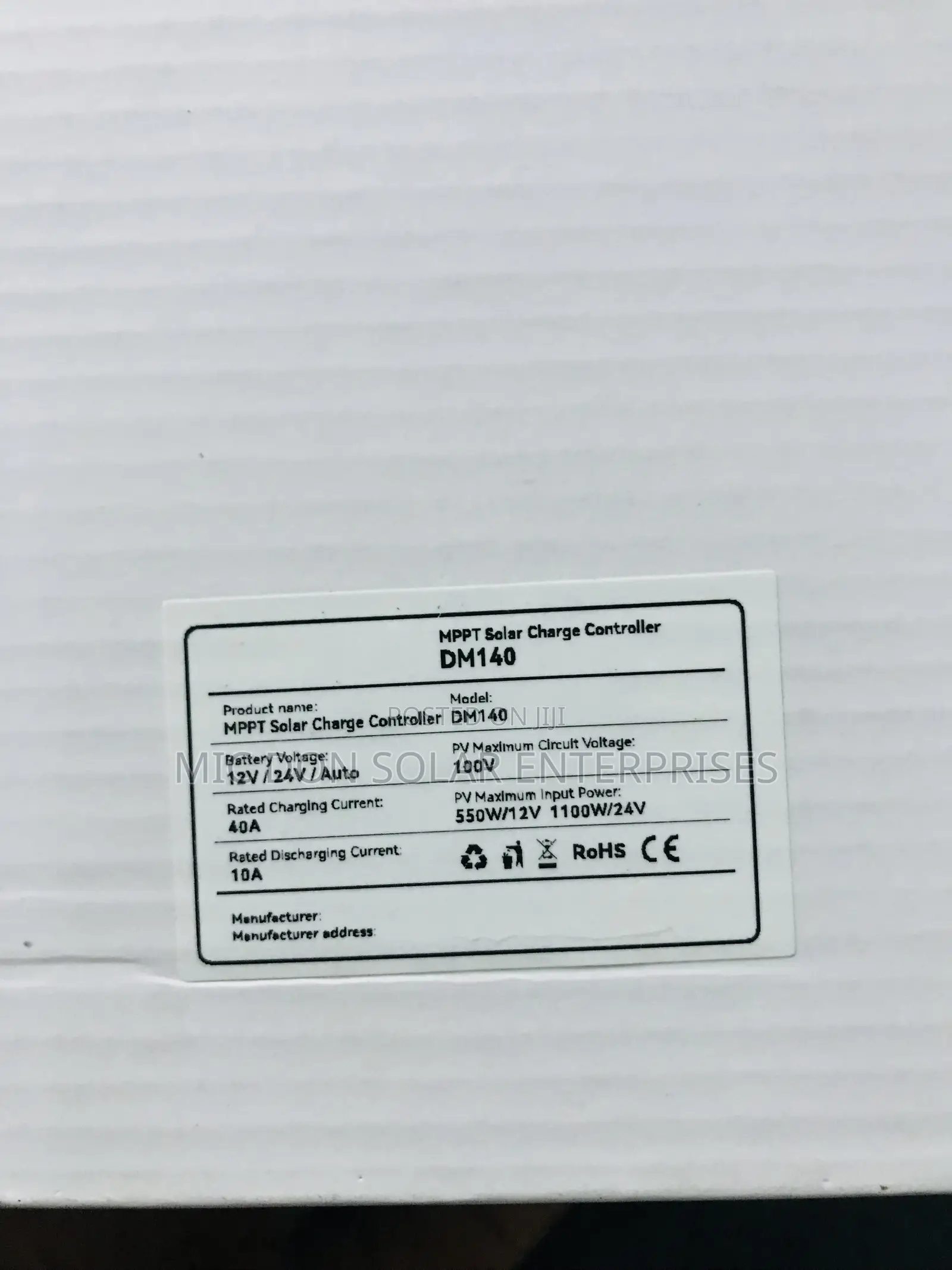 MPPT 40amps Charge Controller