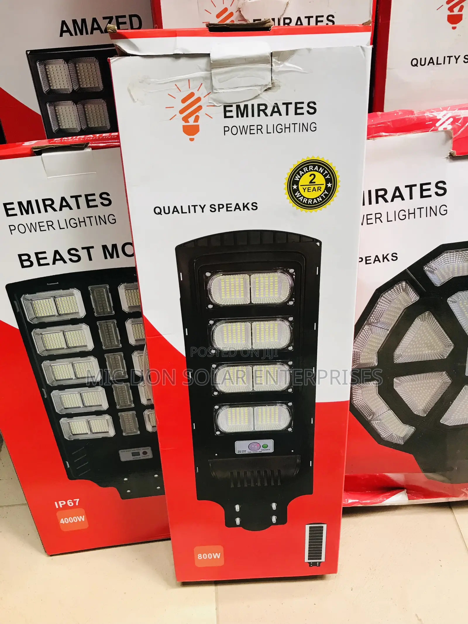 All in Solar Street Light 800watts