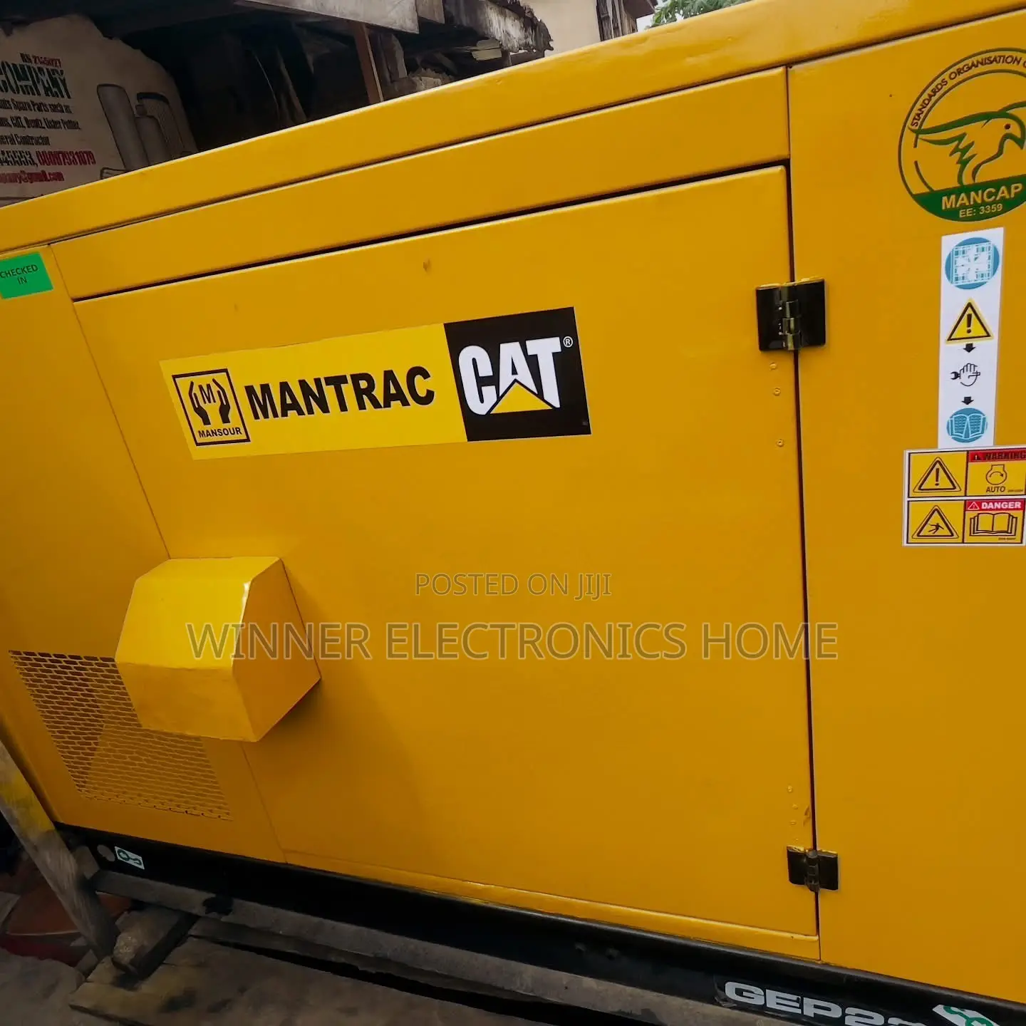 22kva, Caterpillar Mantrac With 400 Soundproof  Diesel Engine