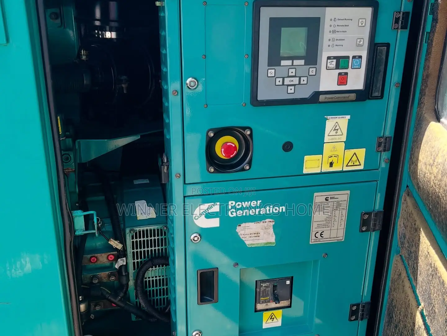 100kva Cummins Diesel Generator. First Grade Soundproof