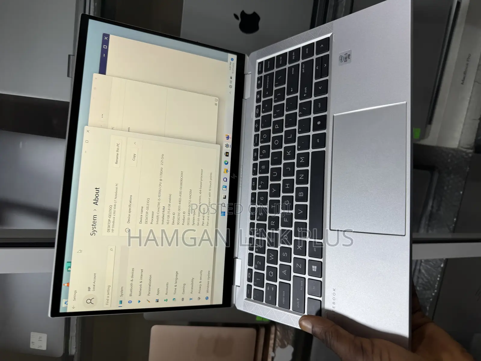 Laptop HP EliteBook x360 1040 G7 16GB Intel Core i5 SSD 256GB